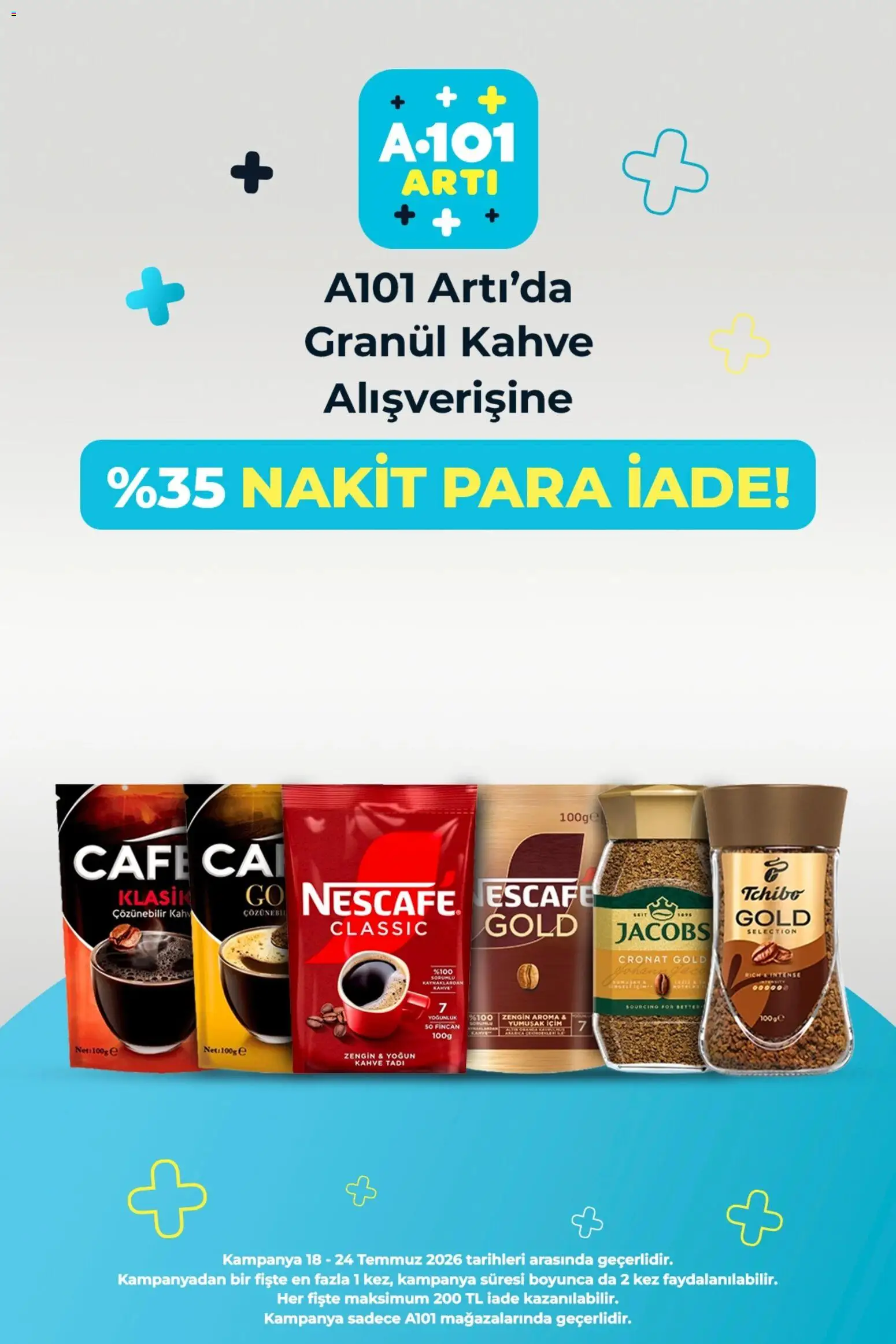 A101 - Arti - 18 Temmuz 2026 tarihinden itibaren geçerlidir | Sayfa: 4 | Ürünler: Kahve