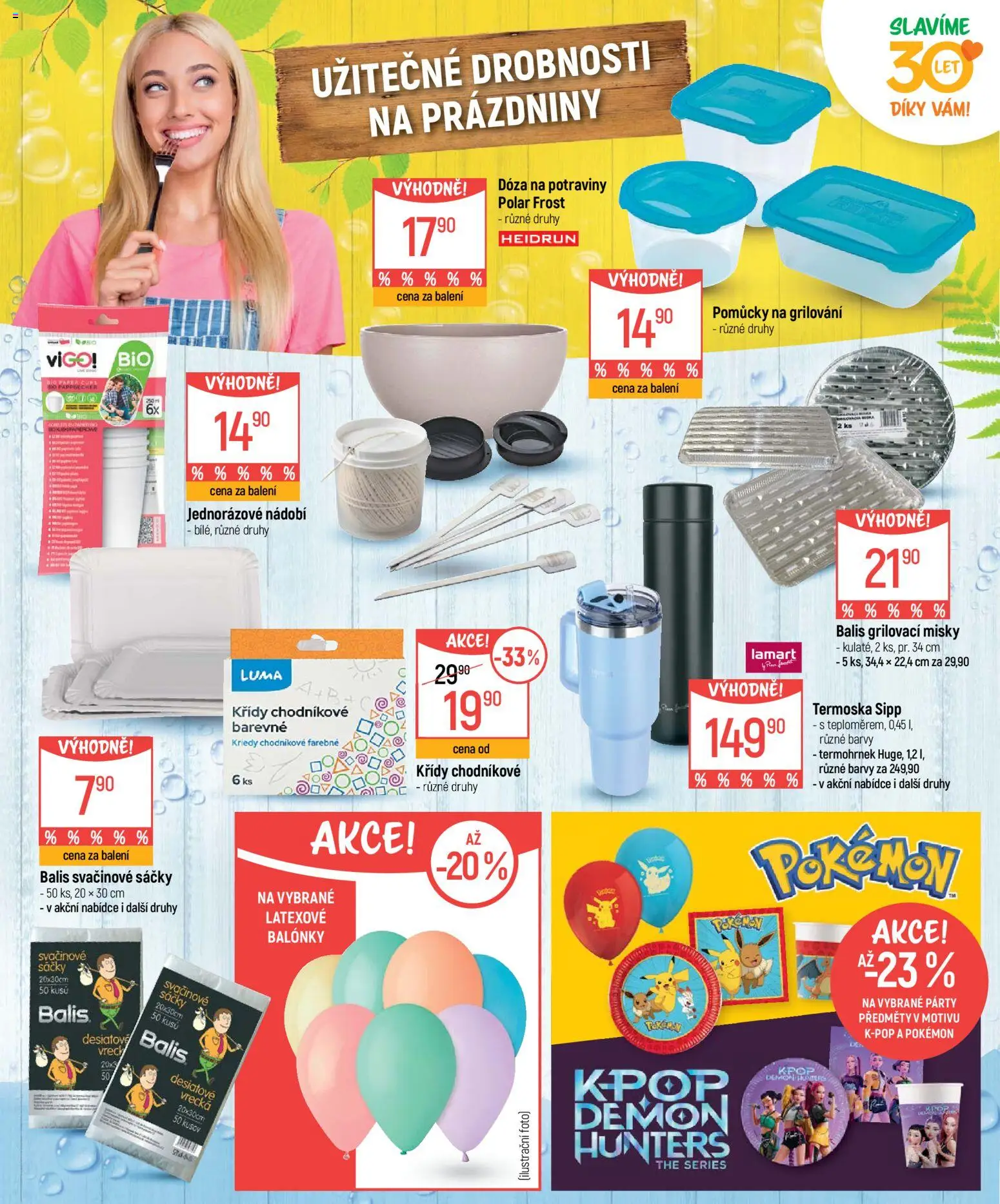 Globus leták - Praha-Štěrboholy od 03.06.2026 | Strana: 11 | Produkty: Balonky, Dóza, Křídy, Dóza na potraviny