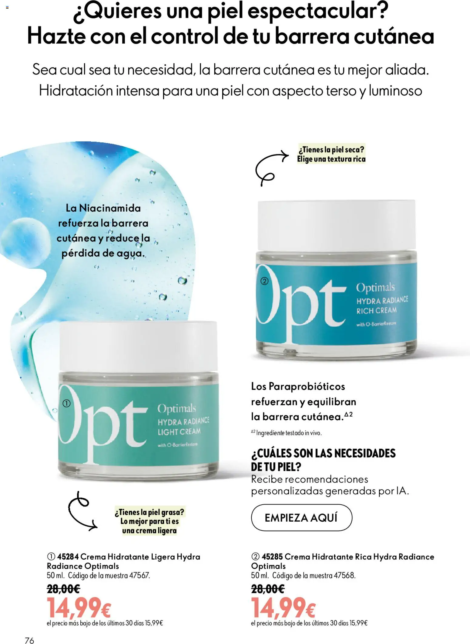 Oriflame - Catálogo Campaña 13 │ válido desde el 16/09/2026 | Página: 76 | Productos: Crema, Crema hidratante