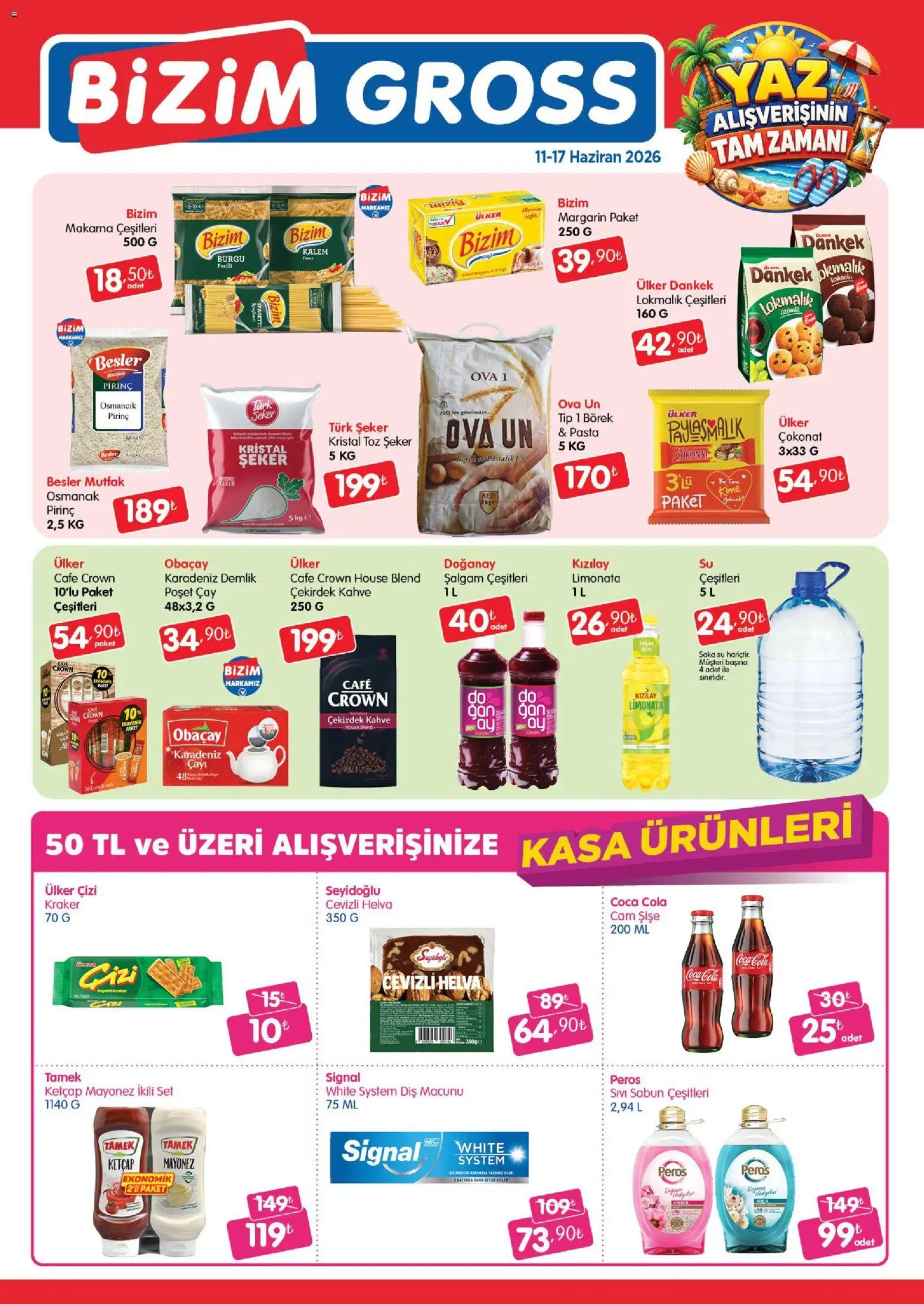 Bizim Toptan - Bizim Gross Fırsat Bülteni - 11.06.2026 tarihinden itibaren geçerlidir | Sayfa: 3 | Ürünler: Limonata, Şalgam, Mayonez, Demlik