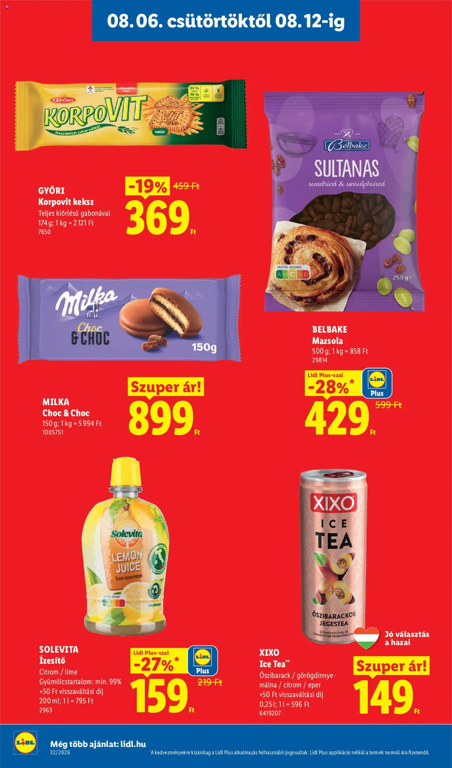 Lidl akciós ujság - amely érvényes a következő dátumtól: 2026.08.06. | Oldal: 18