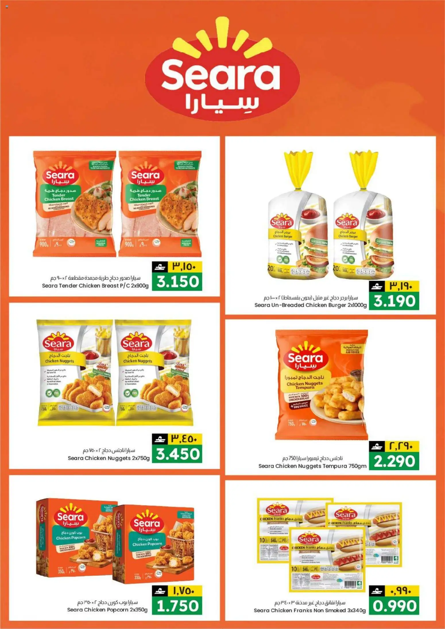{H1} | Page: 17 | Products: Popcorn, Chicken, Sauce