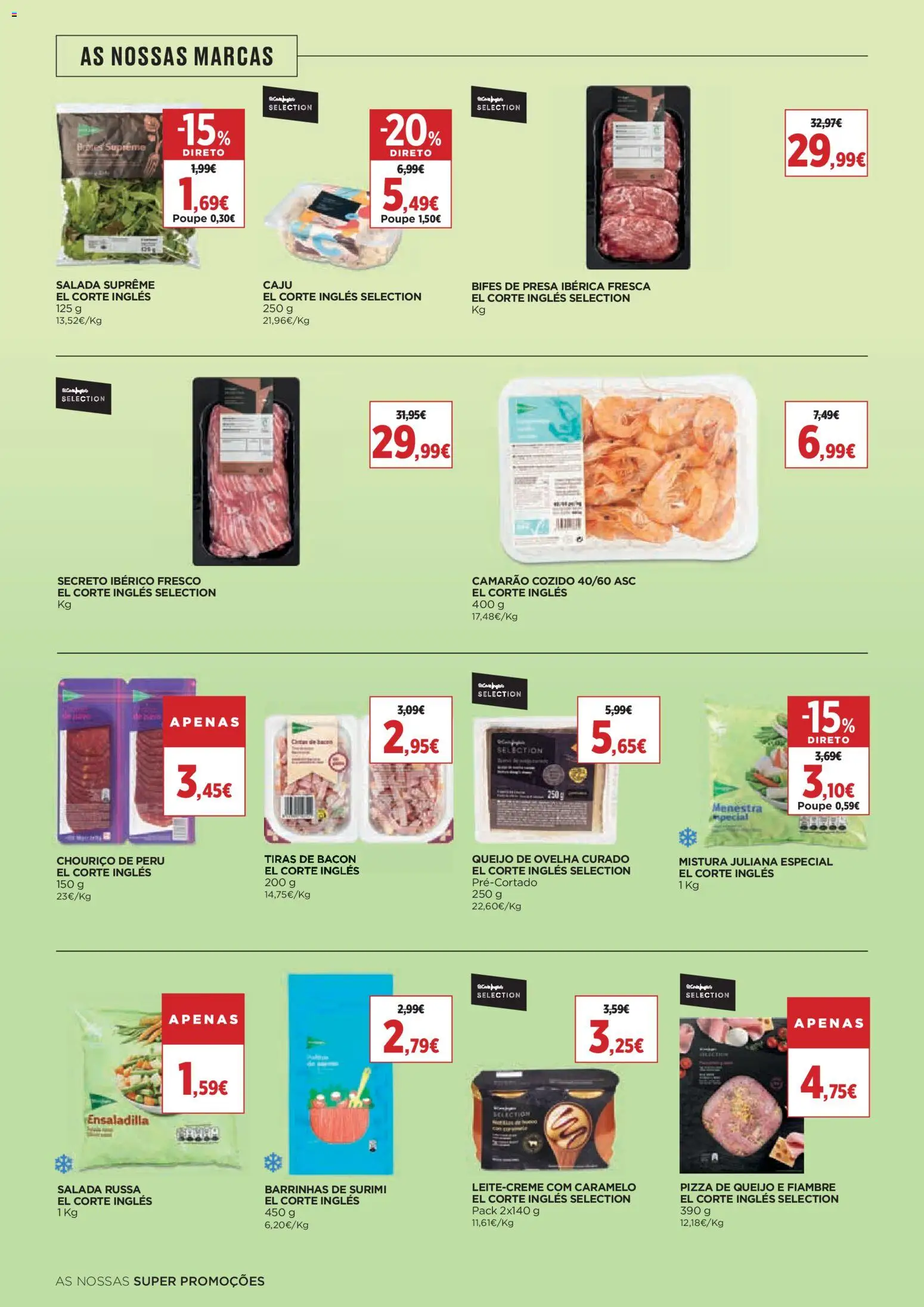 El Corte Ingles folheto │ válido de 08.05.2026 | Página: 26 | Produtos: Peru, Camarão, Chouriço, Salada