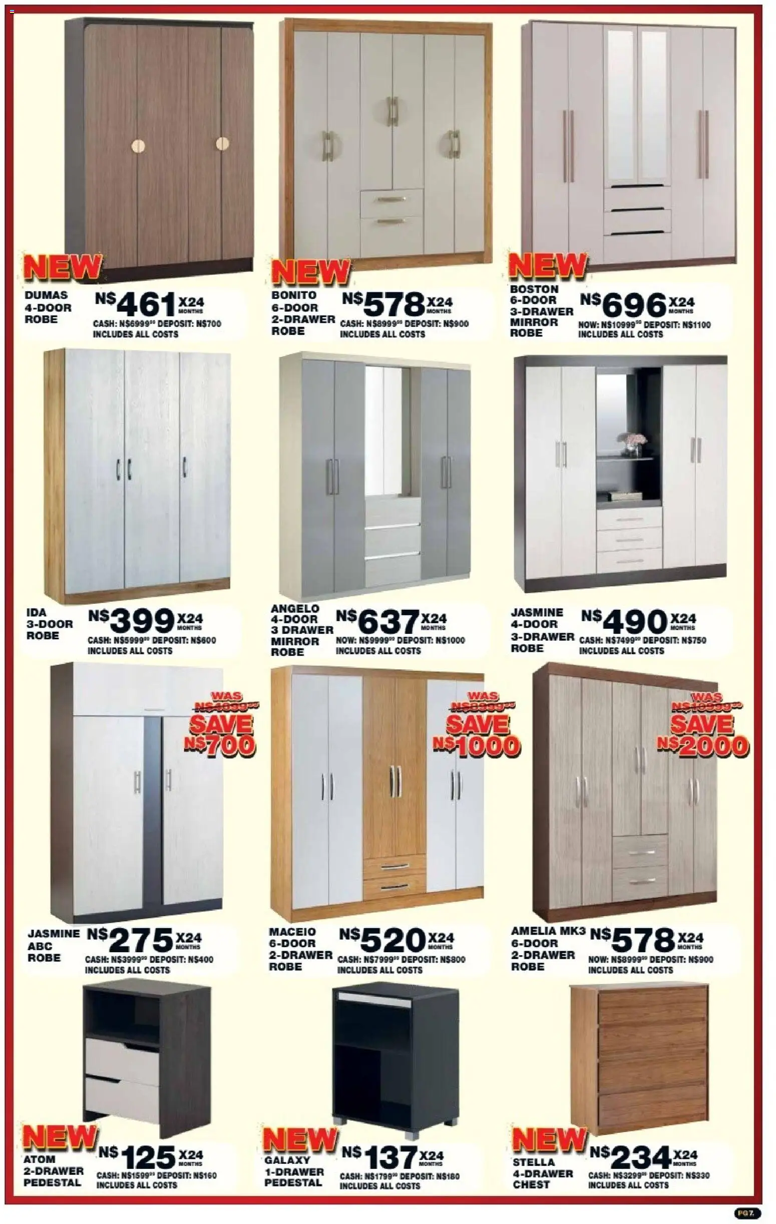 New Lewis Stores catalogue – valid from 05/10/2026 | Page: 7 | Products: Pedestal, Mirror