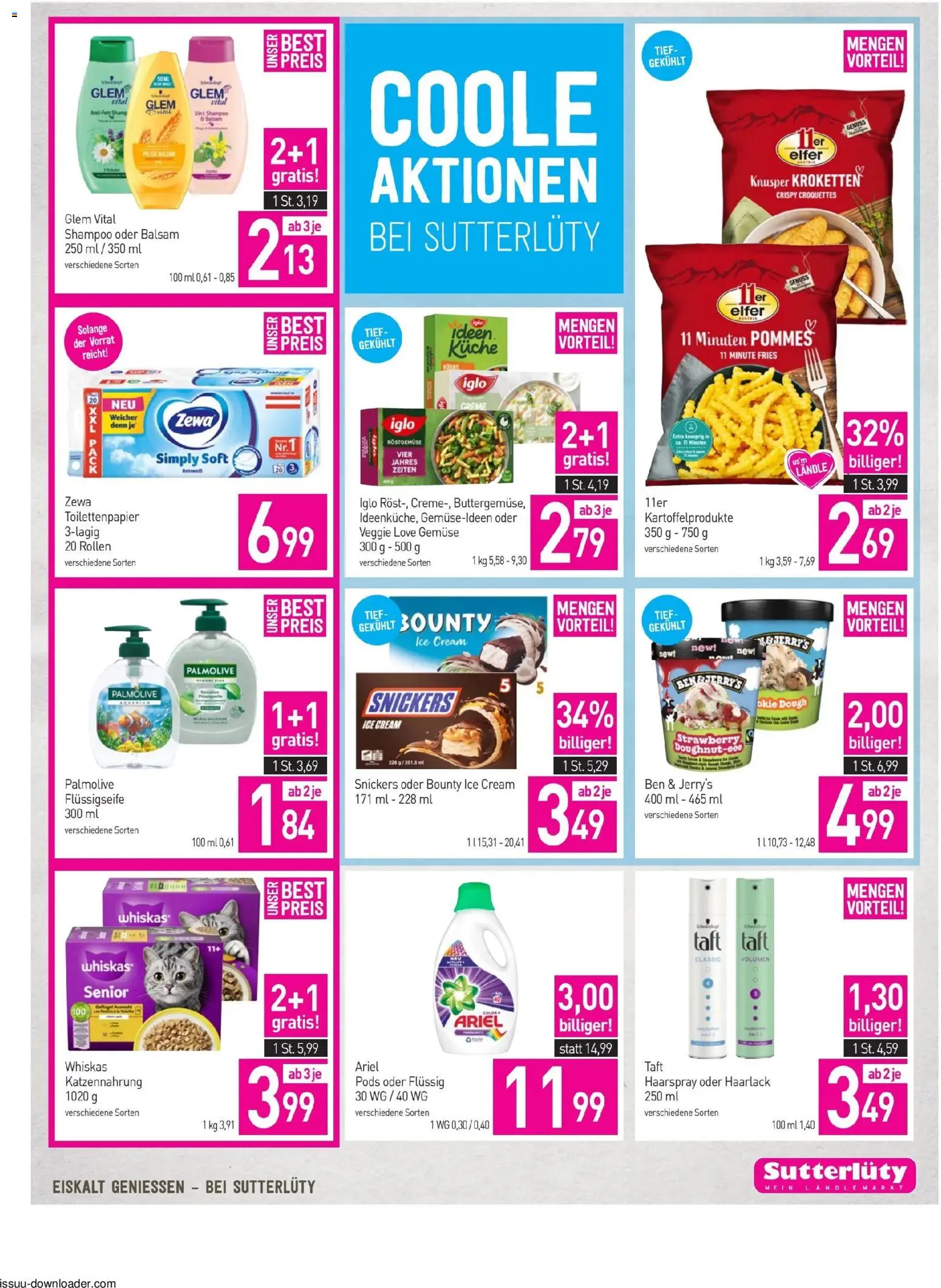 Sutterlüty Flugblatt gültig ab 07.05.2026 | Seite: 23 | Produkte: Gemüse, Kürbis, Haarspray, Creme