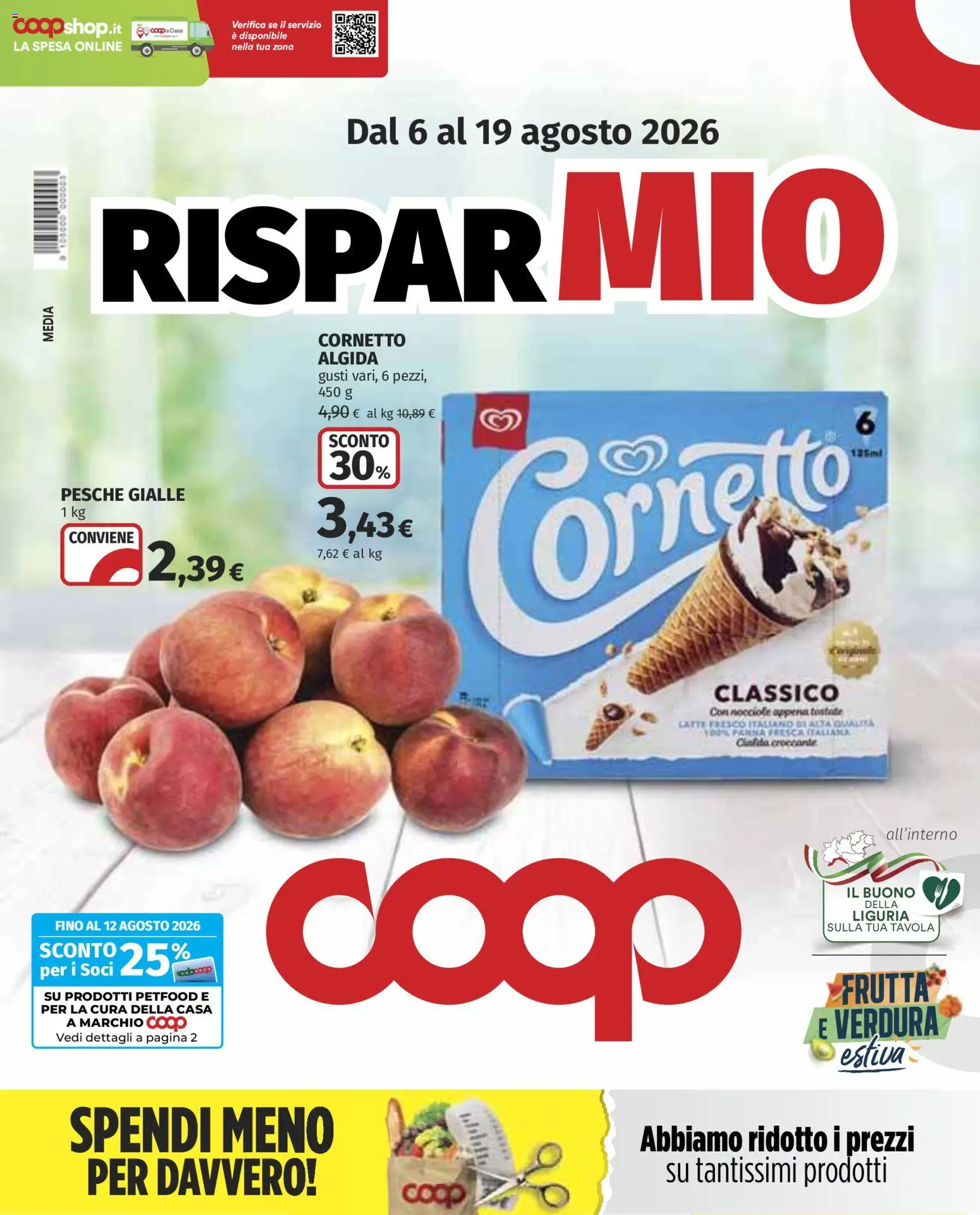 Volantino COOP del 06/08/2026 | Pagina: 1