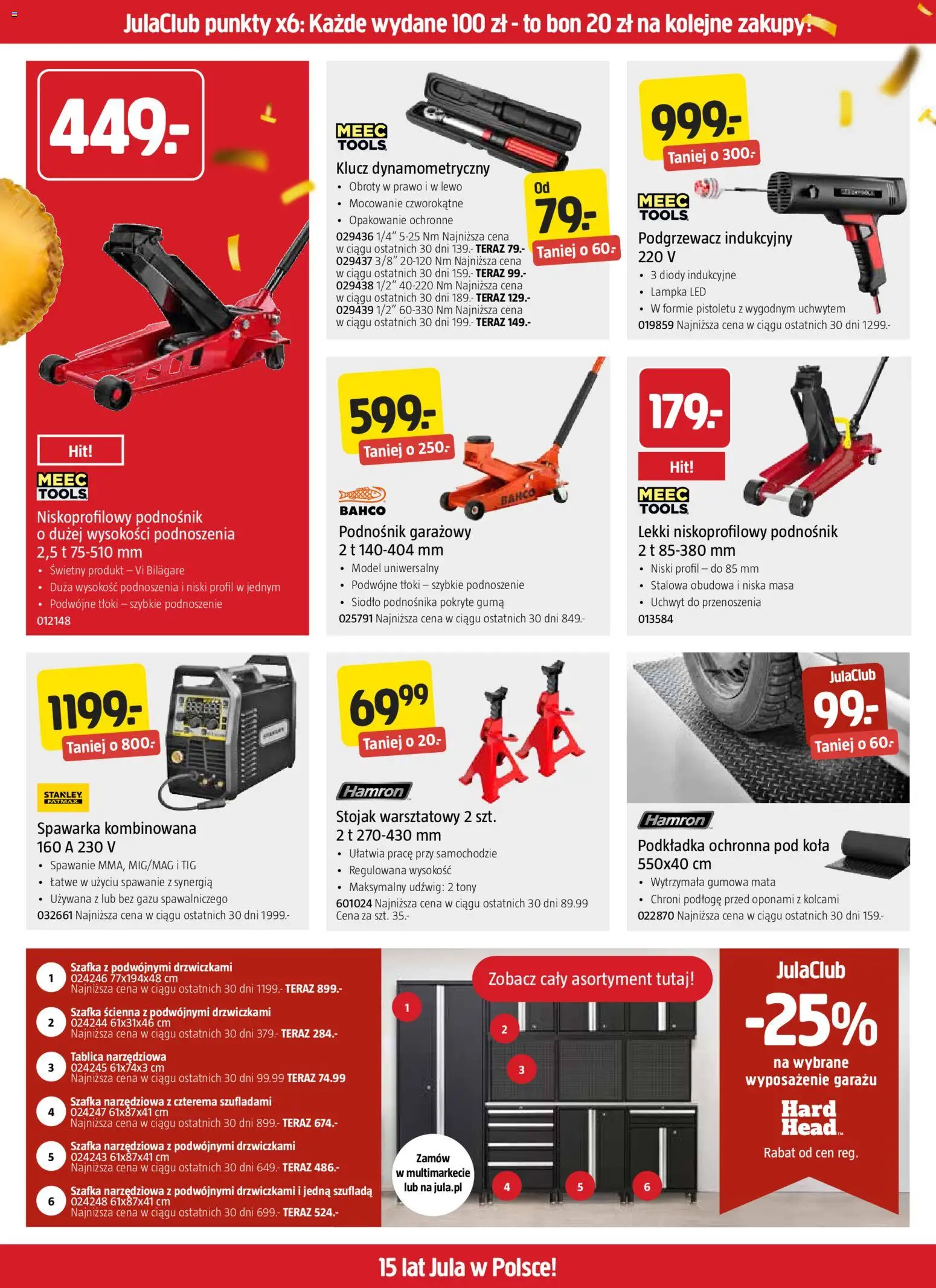 Jula gazetka od 22.10.2026 | Strona: 2 | Produkty: Klucz dynamometryczny, Lampka led