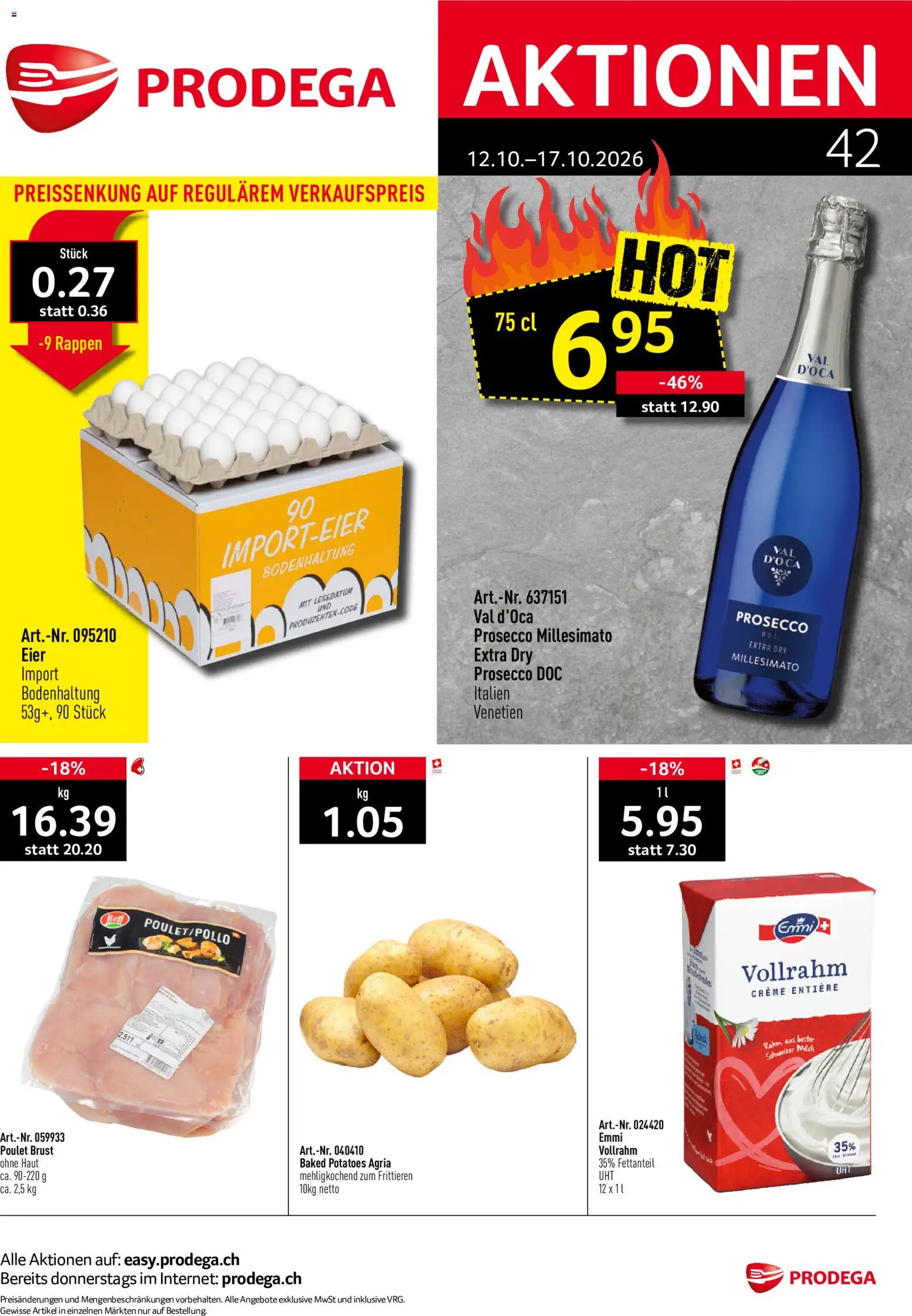 Prodega aktionen – gültig ab 12.10.2026 | Seite: 1
