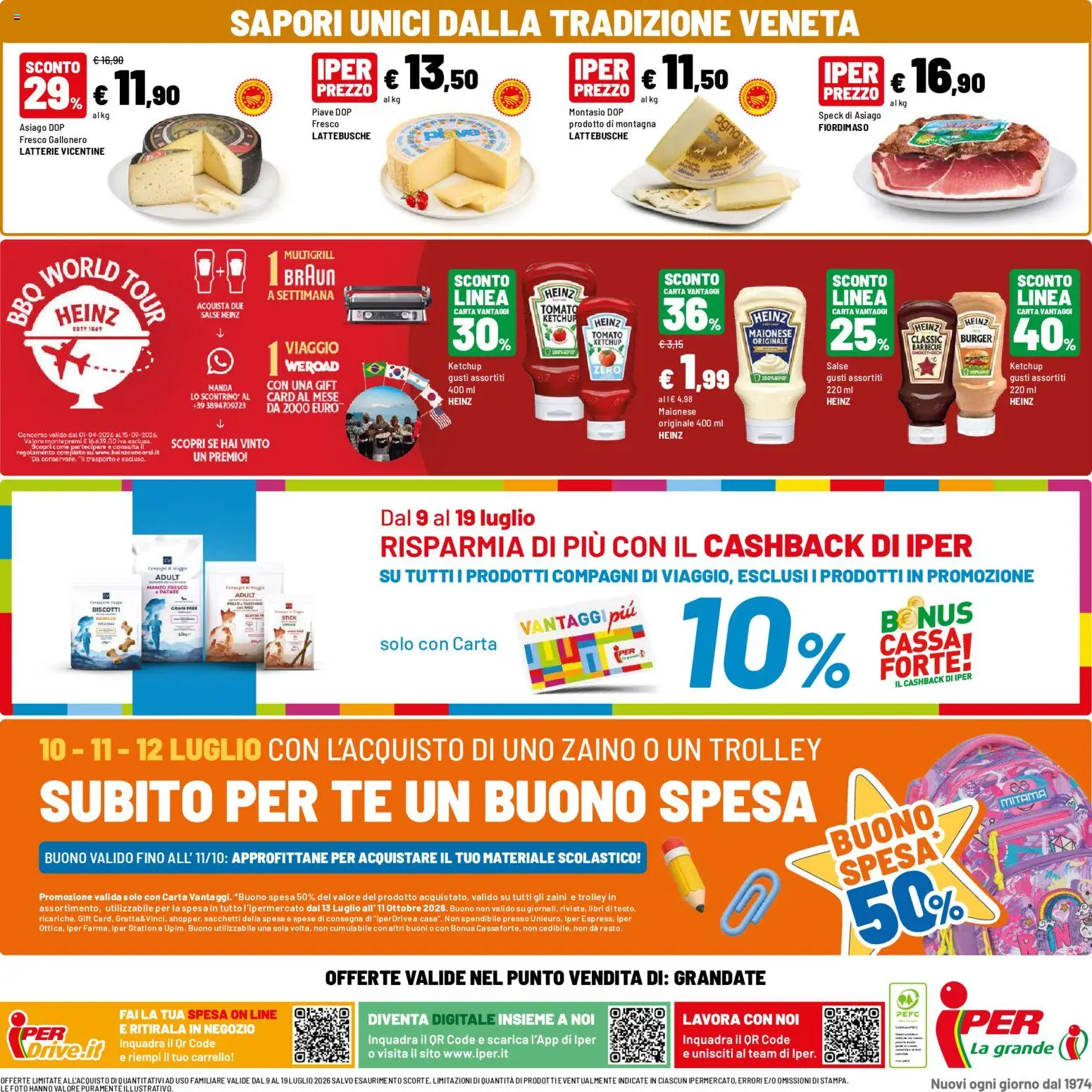 Volantino Iper del 09/07/2026 | Pagina: 32 | Prodotti: Speck, Tè, Manzo, Maionese