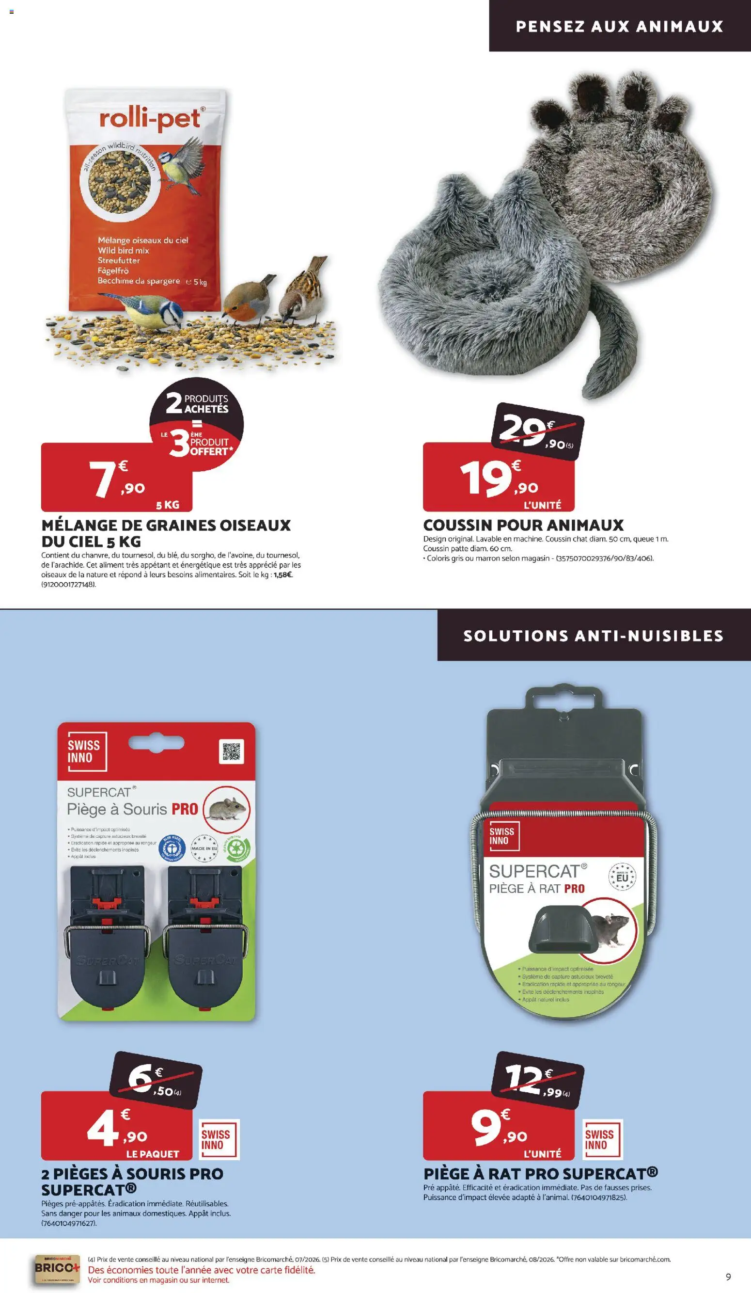 {H1} | Page: 9 | Produits: Souris, Graines, Piège à souris