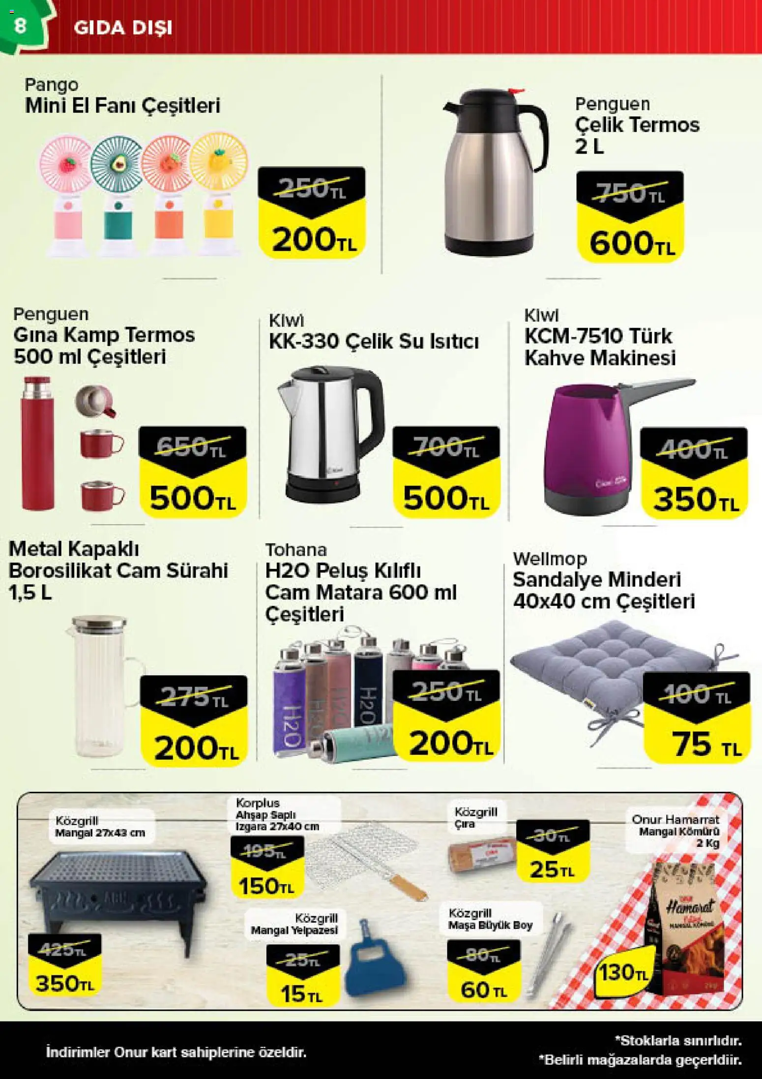 Onur Market Katalog - 28 Temmuz 2026 tarihinden itibaren geçerlidir | Sayfa: 8