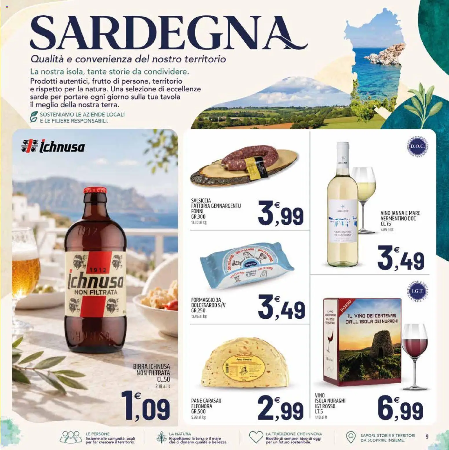 Volantino ARD Discount del 20/07/2026 | Pagina: 17 | Prodotti: Pane, Formaggio, Vino, Terra