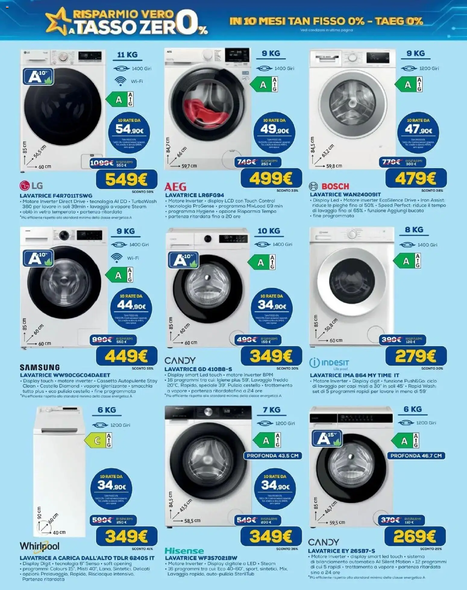 Volantino Euronics del 23.04.2026 | Pagina: 2 | Prodotti: Lavatrice, Samsung