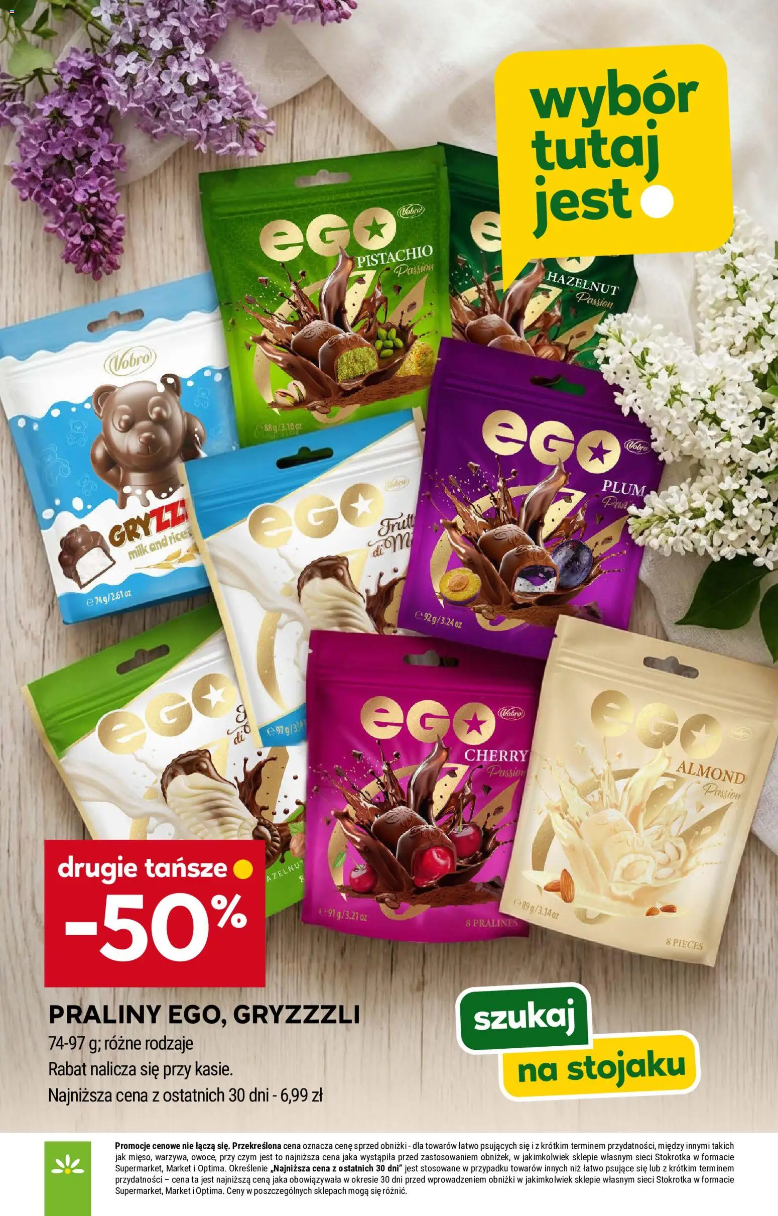 Stokrotka gazetka od 07.05.2026 | Strona: 32 | Produkty: Stokrotka, Praliny