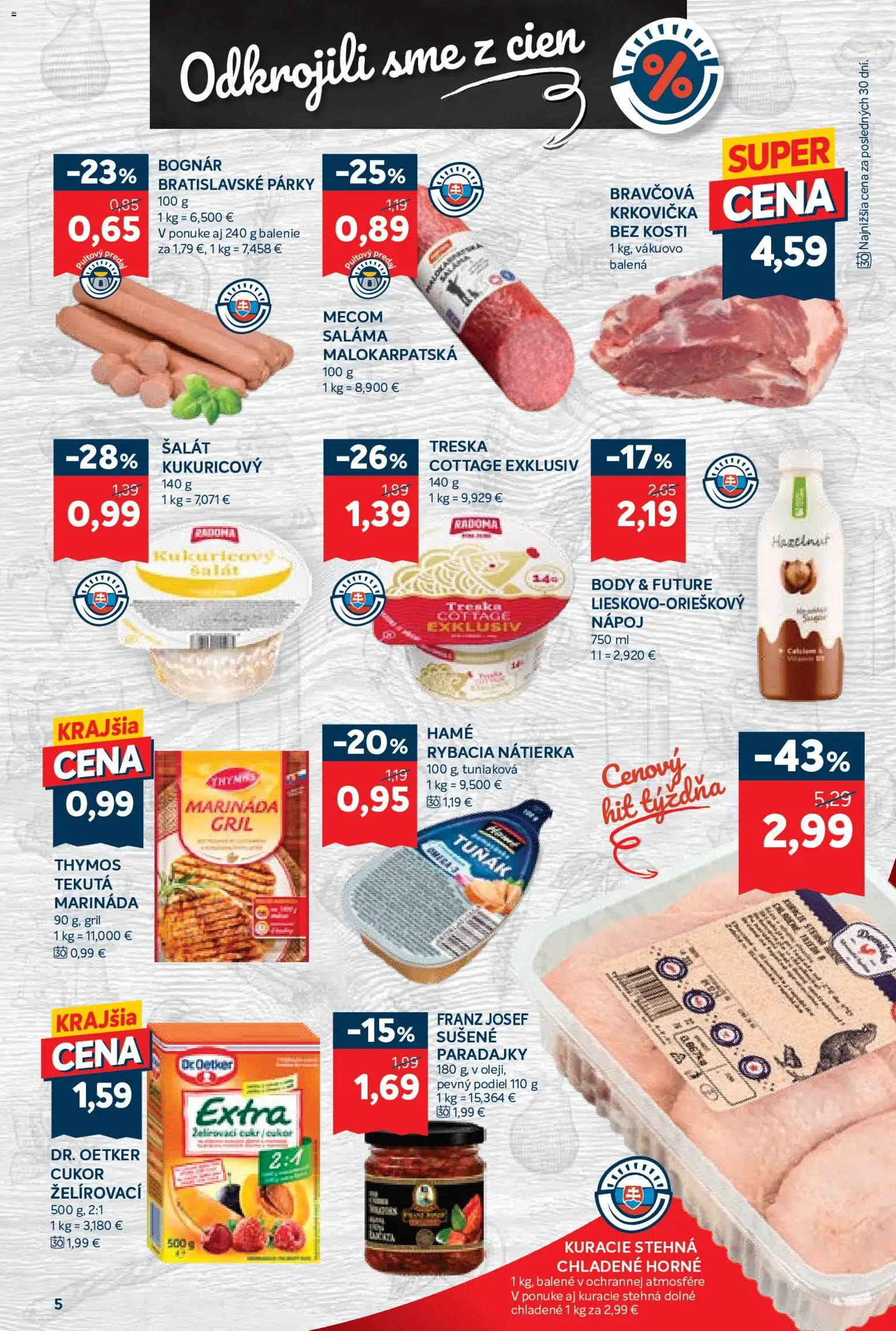 Nové Kraj akcie – leták je platný od 04.06.2026 | Strana: 9 | Produkty: Gril, Paradajky, Cukor, Párky