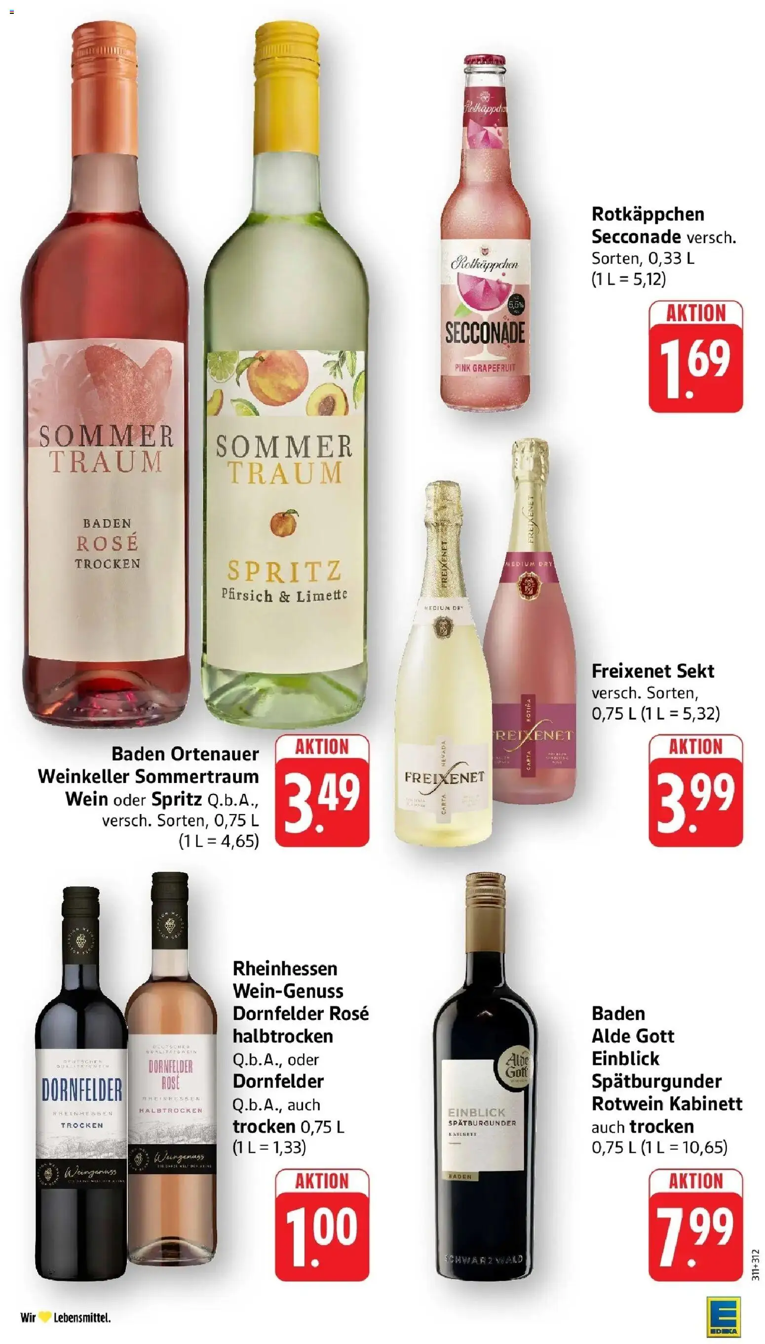 Edeka Prospekt Ottersweier (ab 12.10.2026) » Angebote Online | Seite: 38 | Produkte: Grapefruit, Pfirsich, Rotkäppchen, Wein