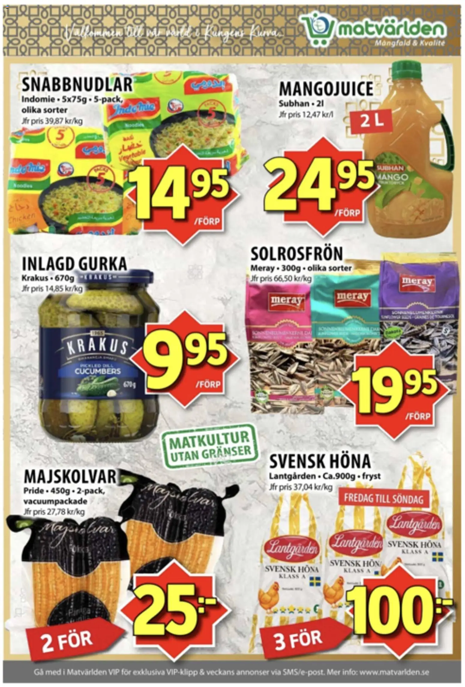 Matvärlden reklamblad aktuell från 15.06.2026 | Sida: 3