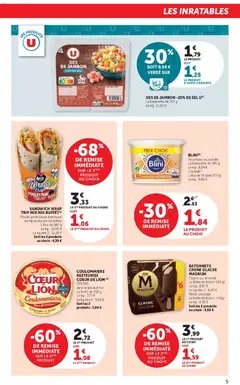 Super U - Prévisualisation de Super U catalogue valide à partir de 28/07/2026 | Page: 5 | Produits: Amande, Sel, Buffet, Chocolat
