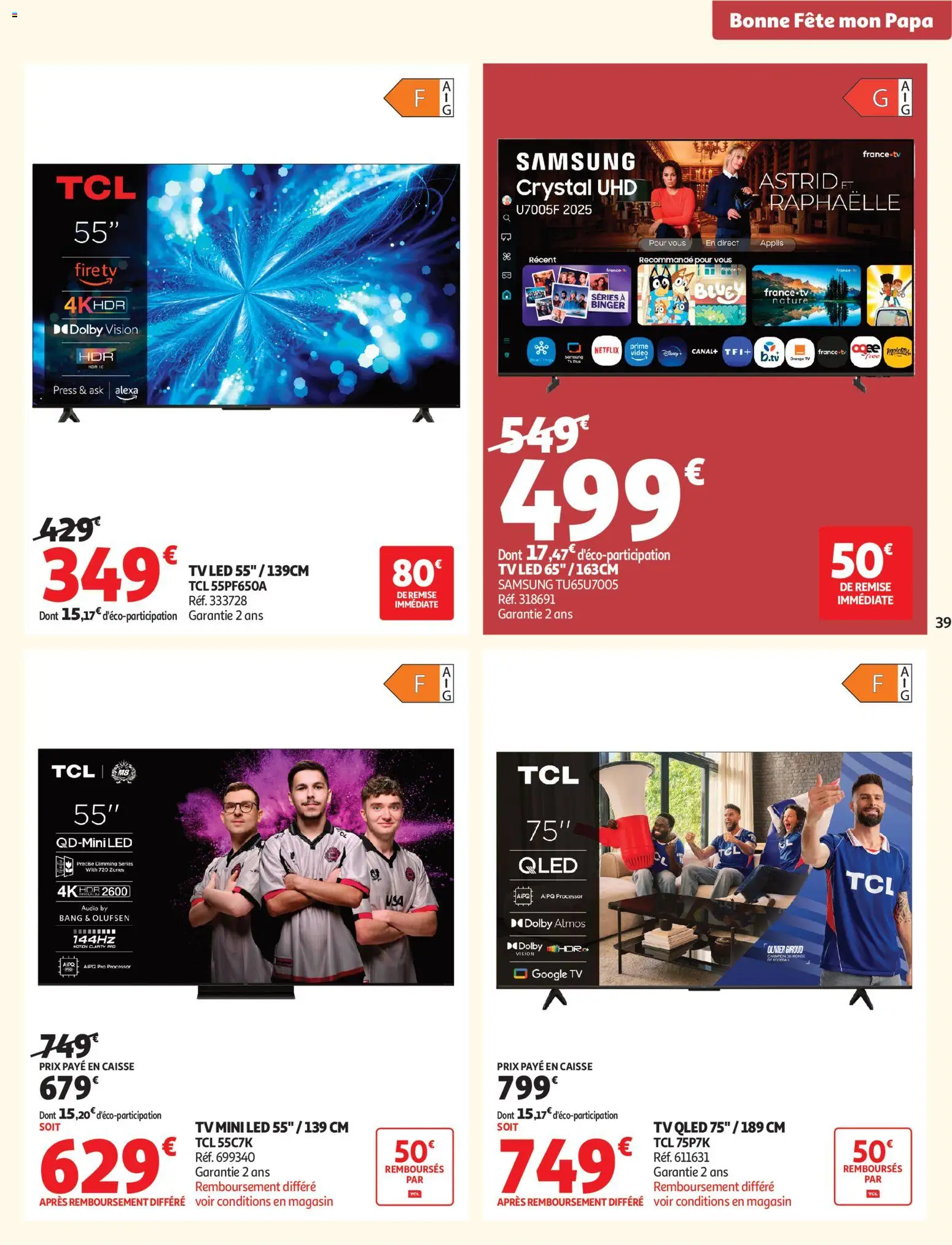 {H1} | Page: 43 | Produits: Vidéo, Audio, Olivier, TV led
