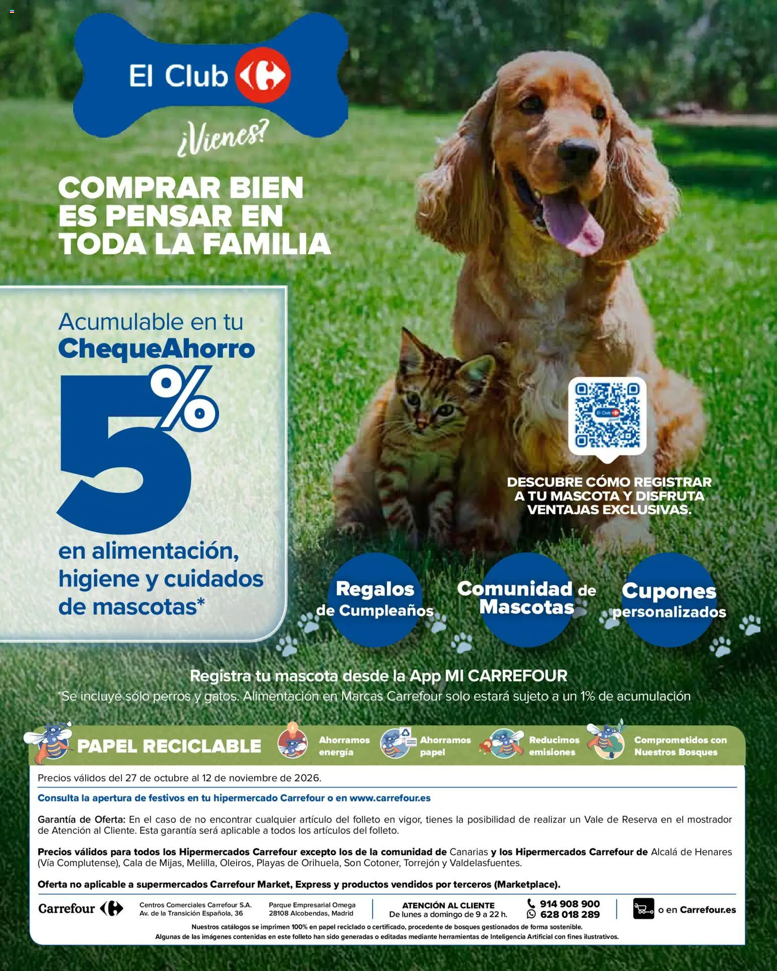 Carrefour Mascotas │ válido desde el 27/10/2026 | Página: 27 | Productos: Omega, Herramientas