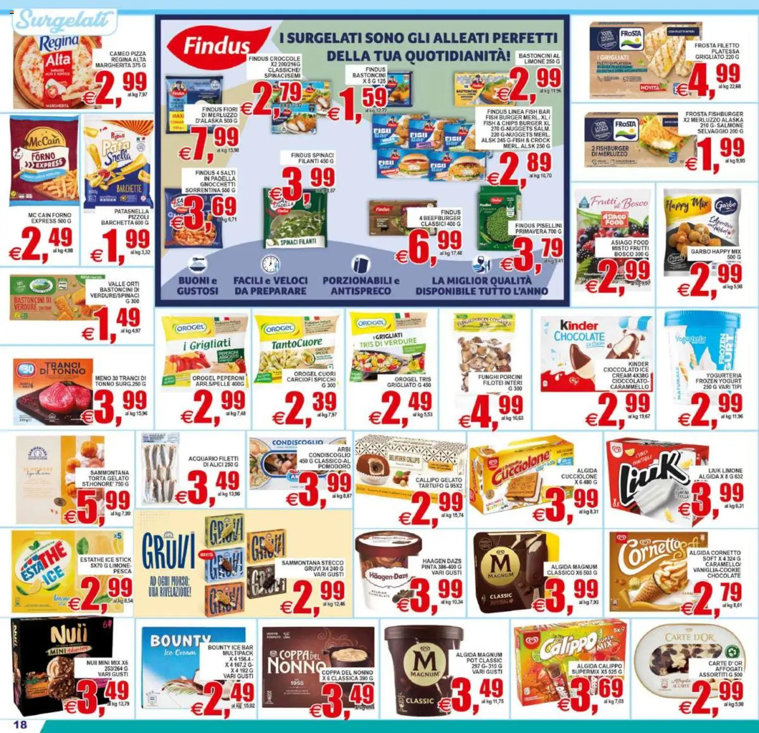 Volantino Pewex del 12/08/2026 | Pagina: 18 | Prodotti: Filetto, Spinaci, Carciofi, Fiori
