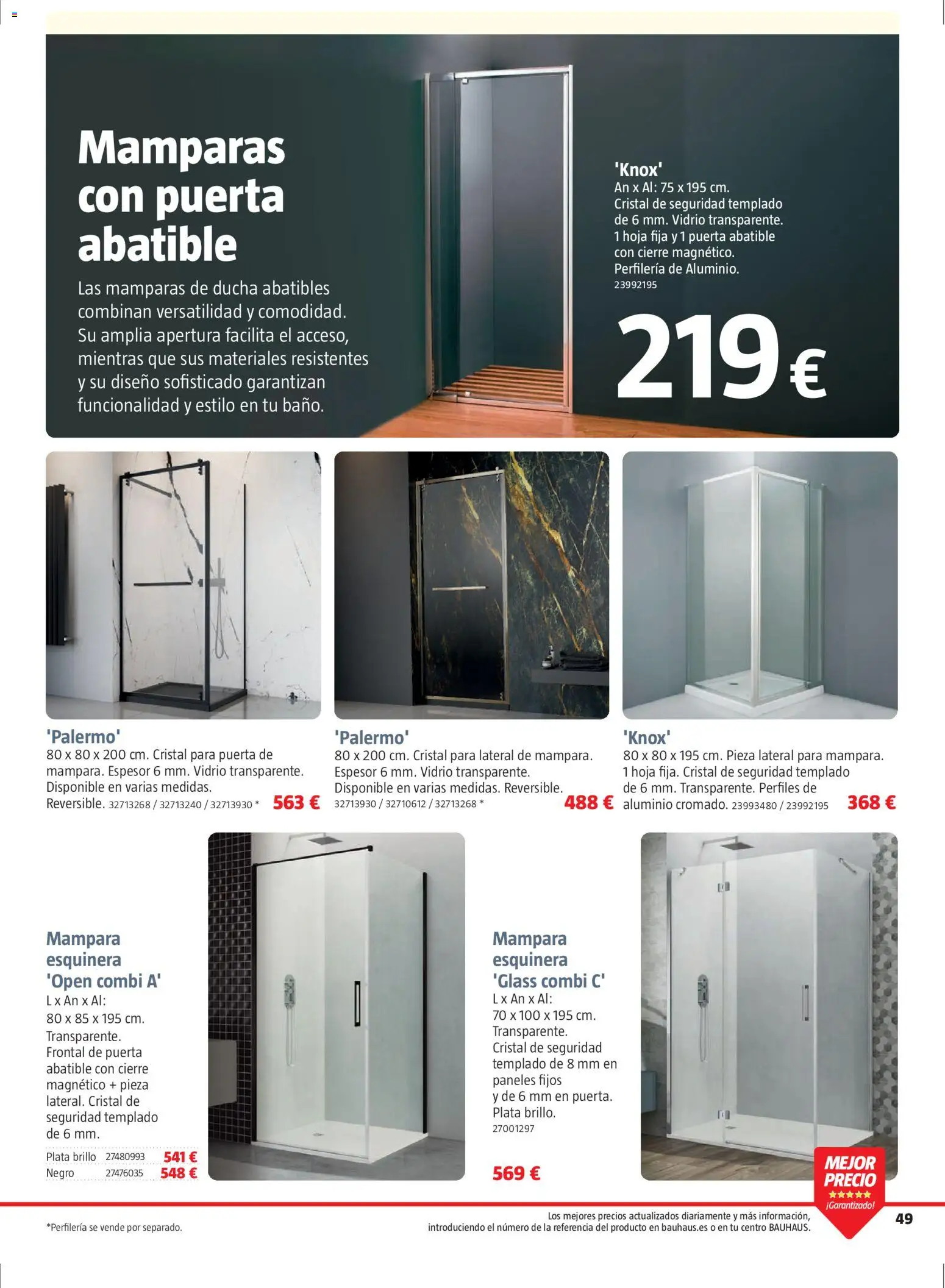 Bauhaus folleto Renueva │ válido desde el 02.03.2026 | Página: 49 | Productos: Combi, Ducha