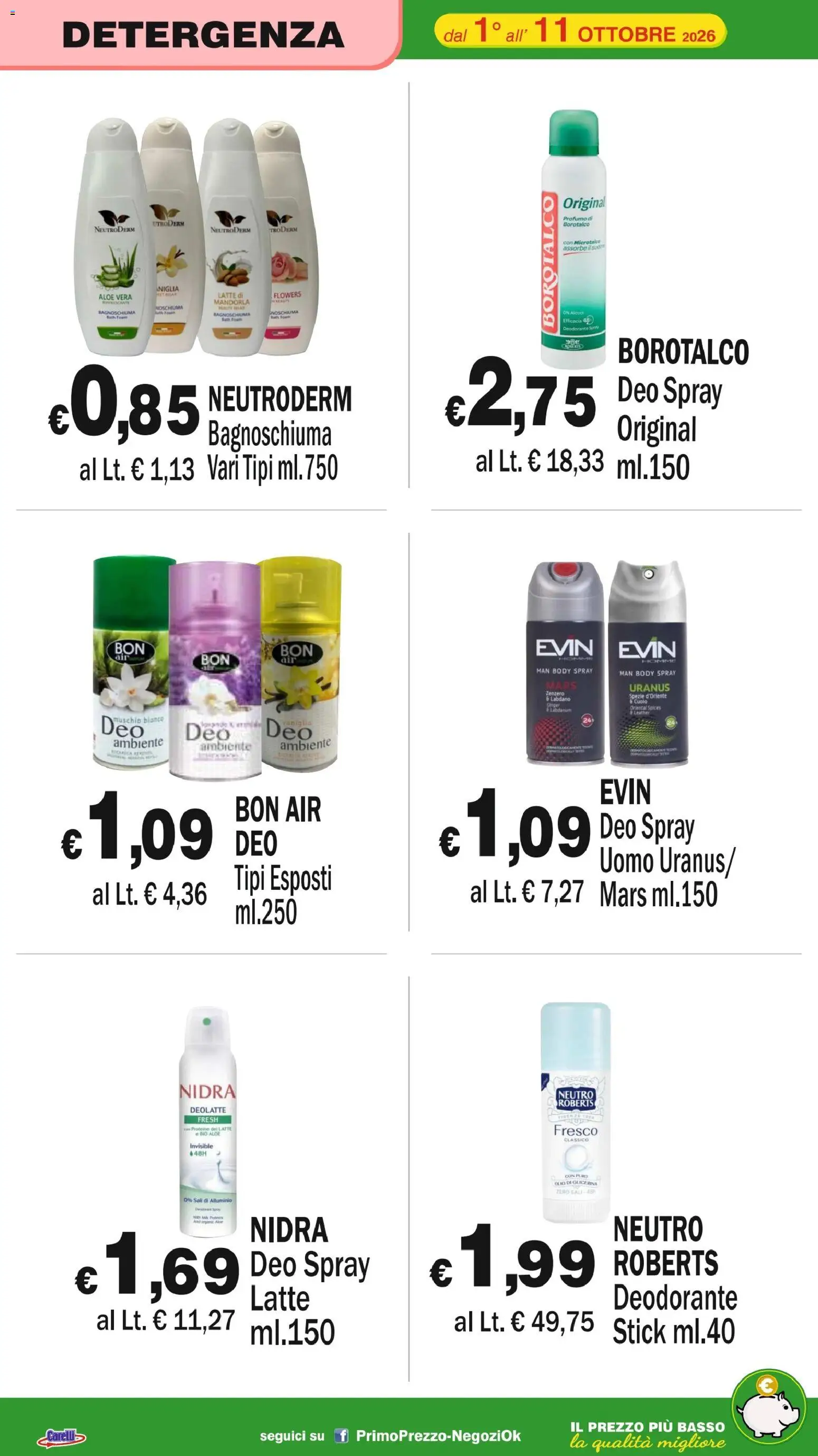 Volantino Primo Prezzo del 01/10/2026 | Pagina: 25 | Prodotti: Spezie, Mandorla, Olio, Basso