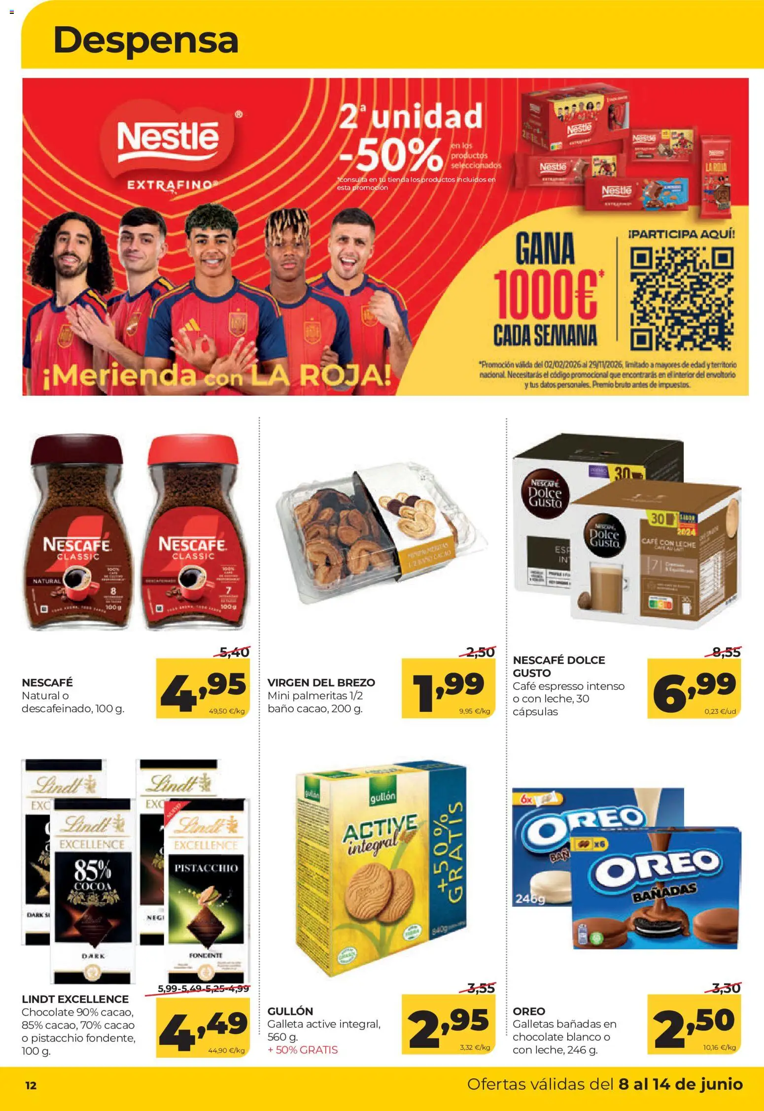 Alimerka folleto Asturias │ válido desde el 08.06.2026 | Página: 13 | Productos: Leche, Chocolate, Galletas, Baño