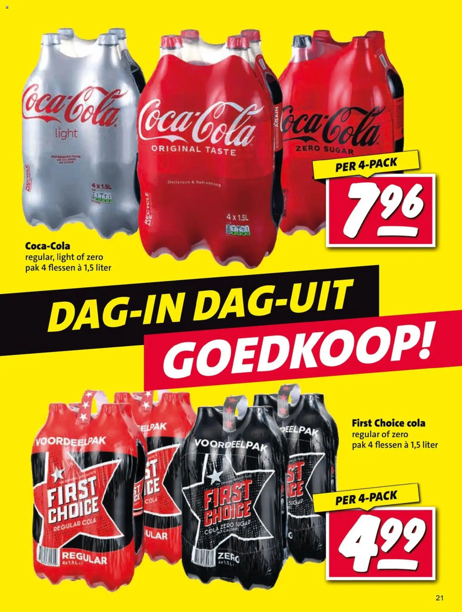 {H1} | Pagina: 21 | Producten: Coca Cola