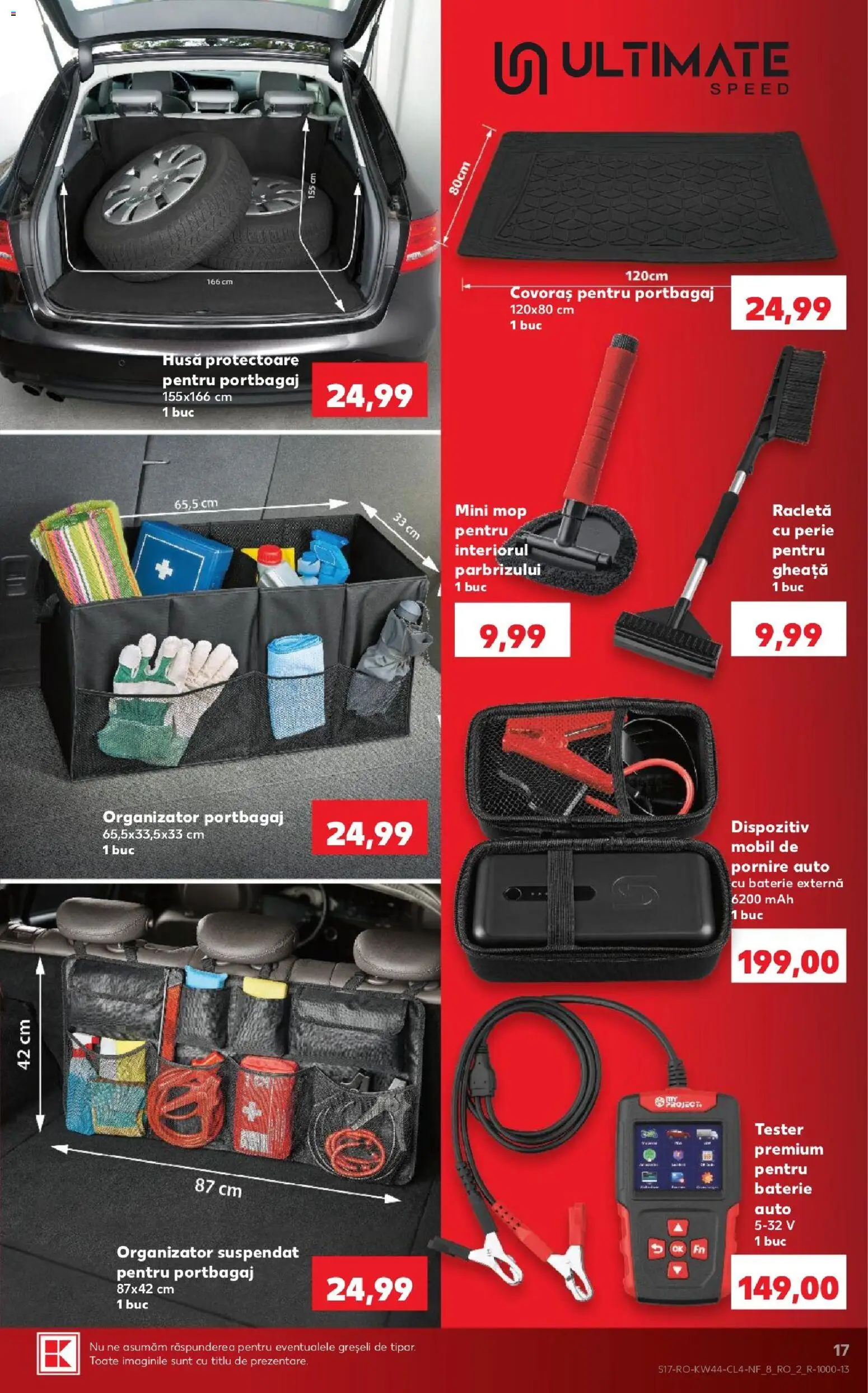 Noul catalog Kaufland – valabil de la 28.10.2026 | Pagină: 17 | Produse: Mop, Baterie, Perie, Organizator