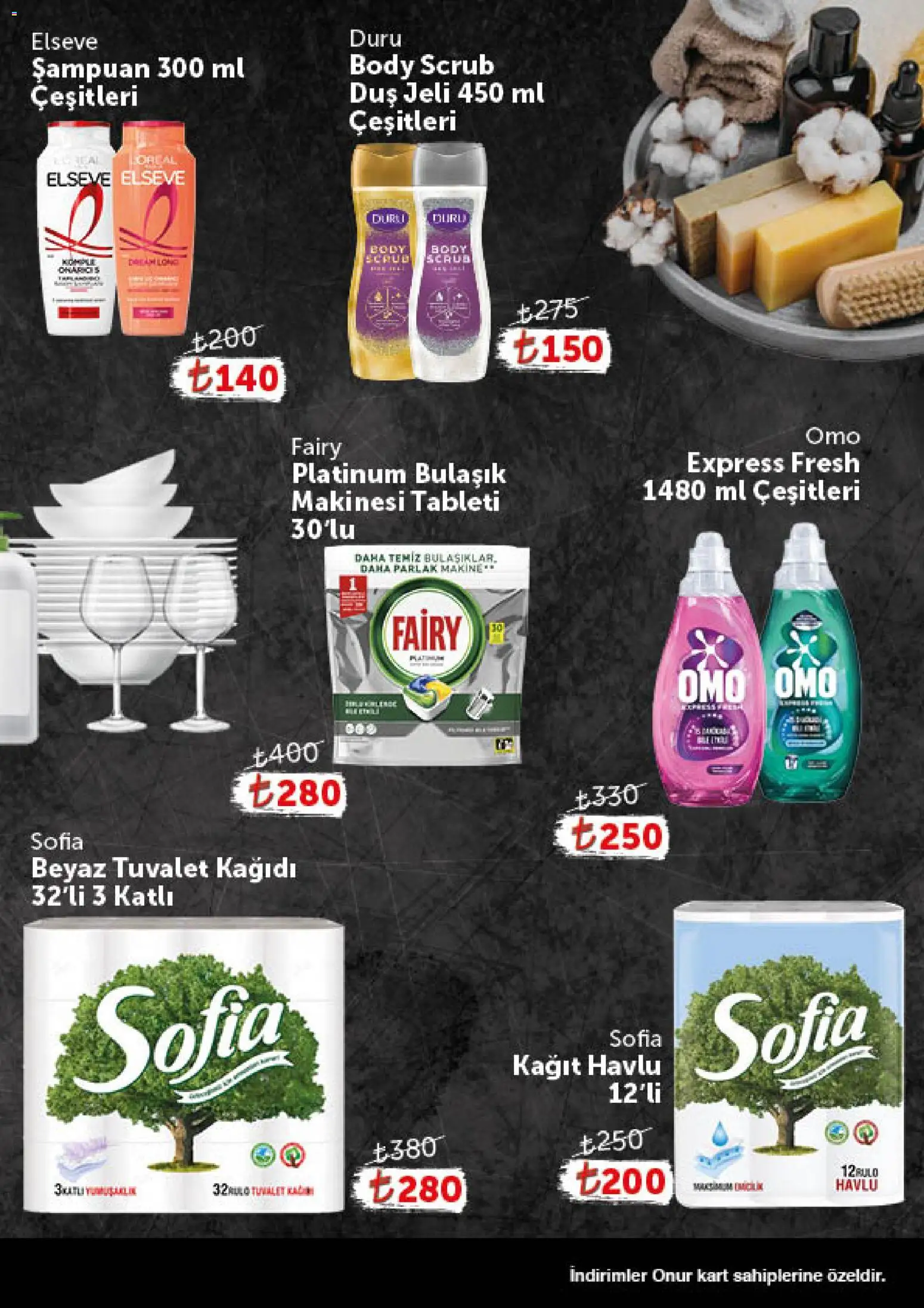 Onur Market - Katalog Gurme - 30 Haziran 2026 tarihinden itibaren geçerlidir | Sayfa: 11 | Ürünler: Duş, Duş jeli, Kağıt havlu, Tuvalet kağıdı
