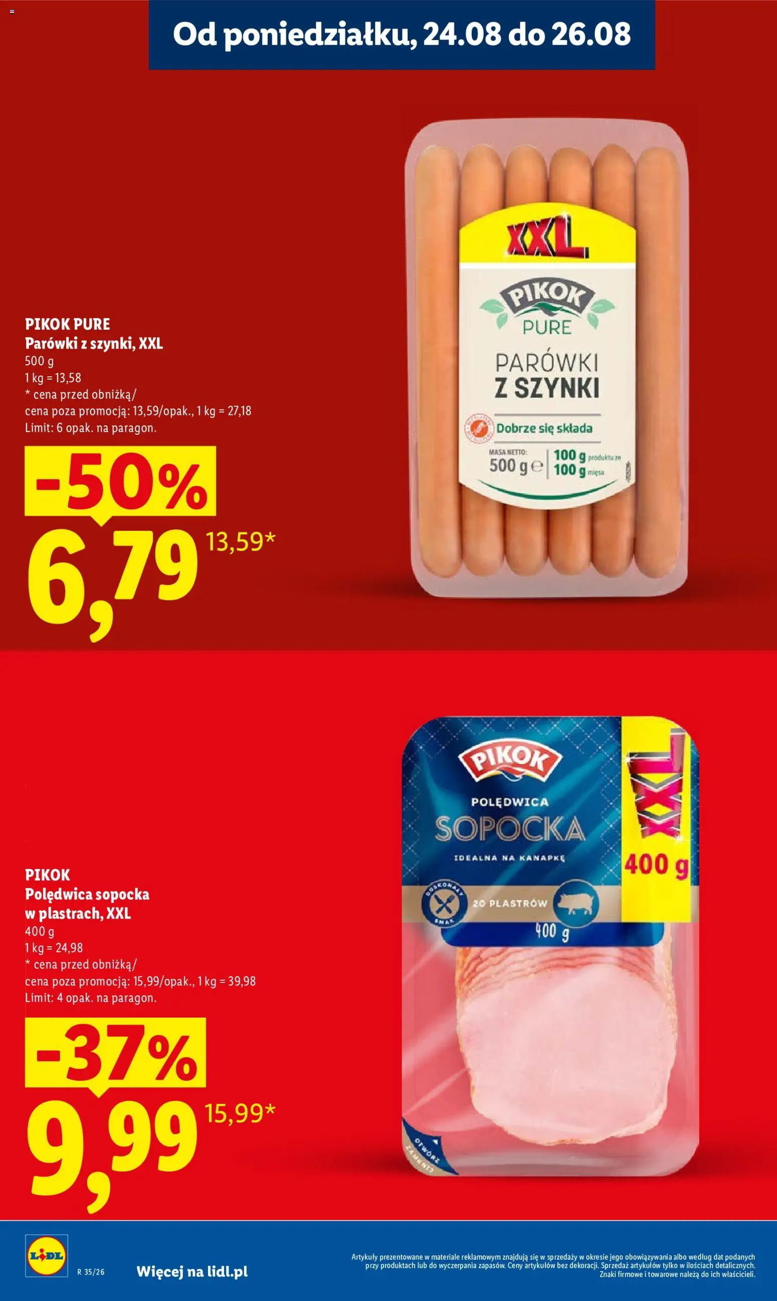 Lidl Polsko leták od 24.08.2026 | Strana: 12 | Produkty: Pikok
