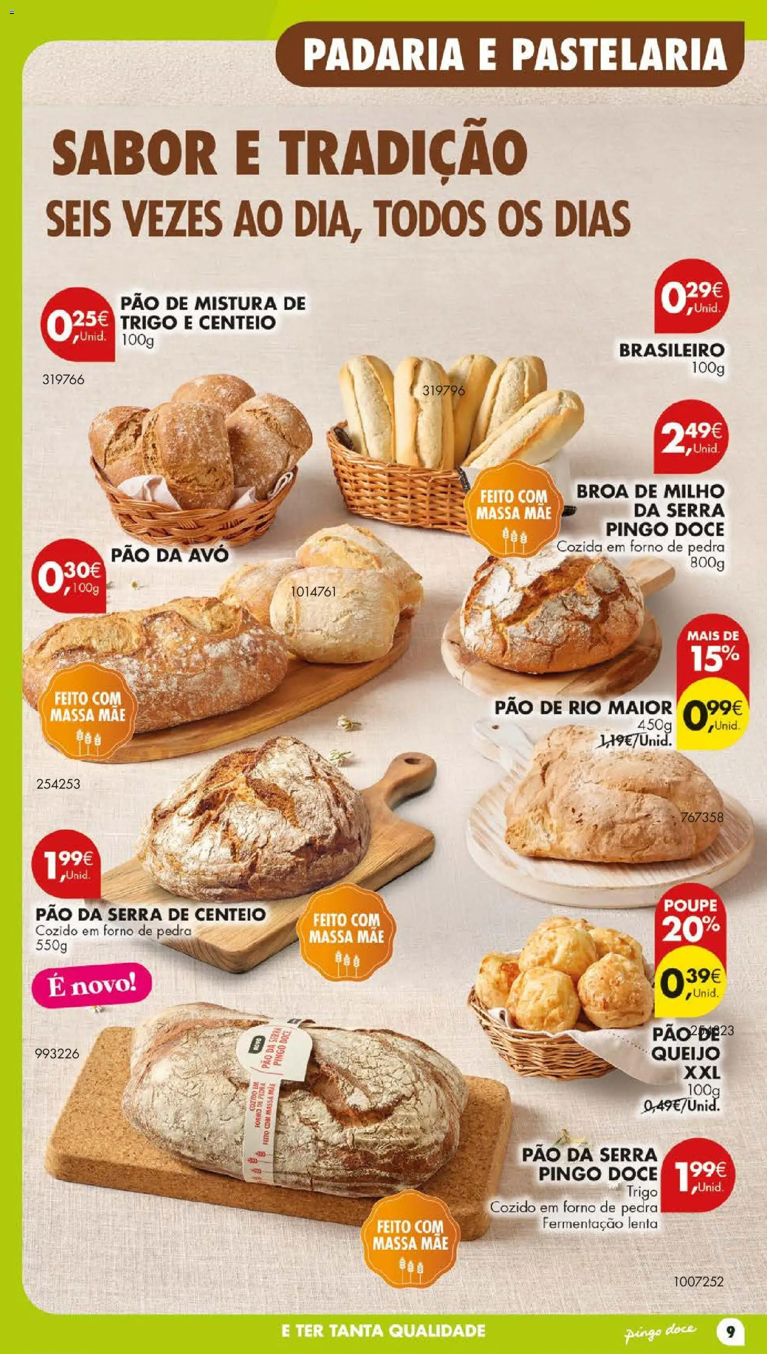 Pingo Doce folheto Poupe Este Fim de Semana │ válido de 29/10/2026 | Página: 9 | Produtos: Forno, Queijo, Massa, Milho