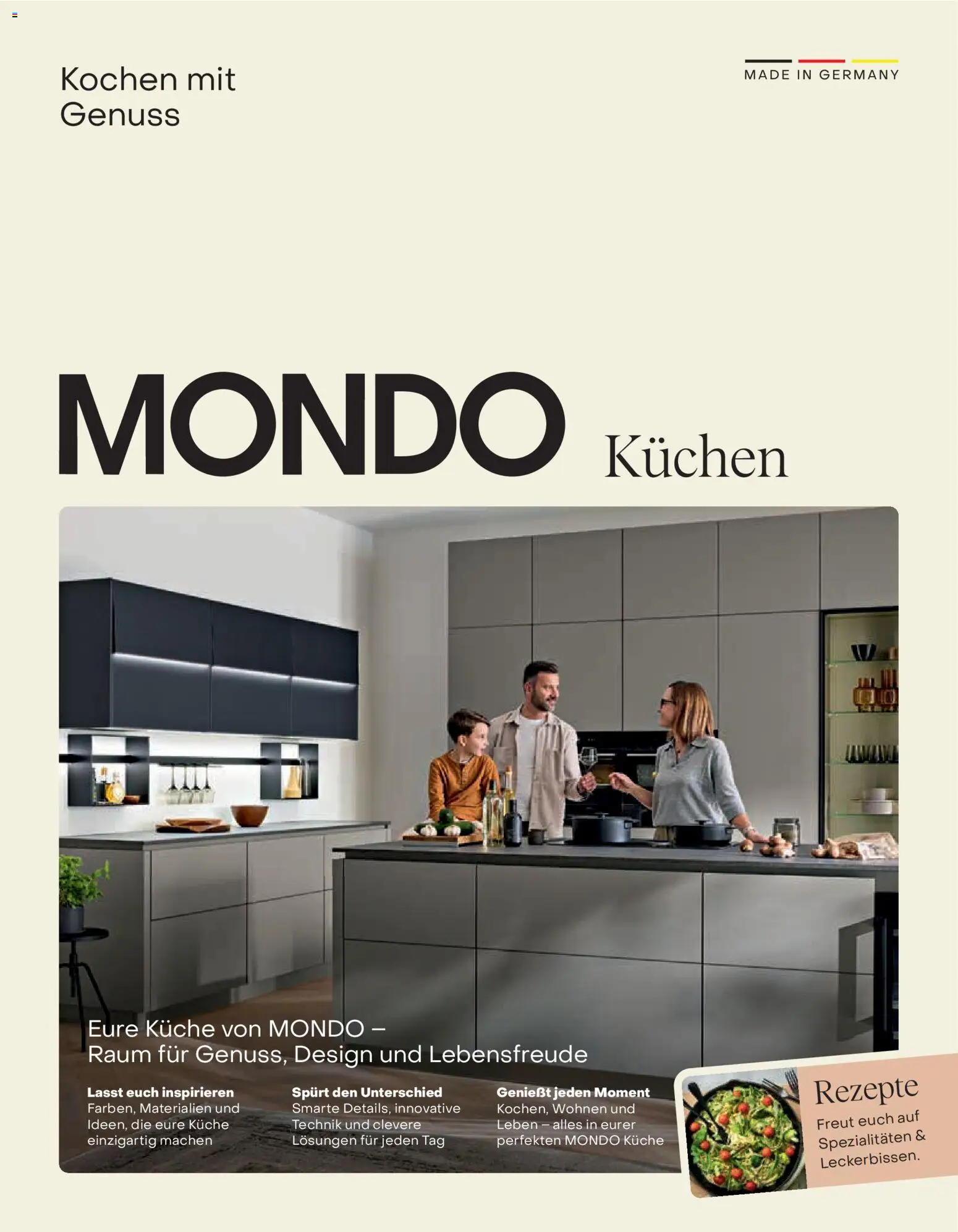 Ostermann Mondo Küchenprospekt 2026 – gültig ab 01.01.2026 | Seite: 1 | Produkte: Spezialitäten, Küche, Kuchen