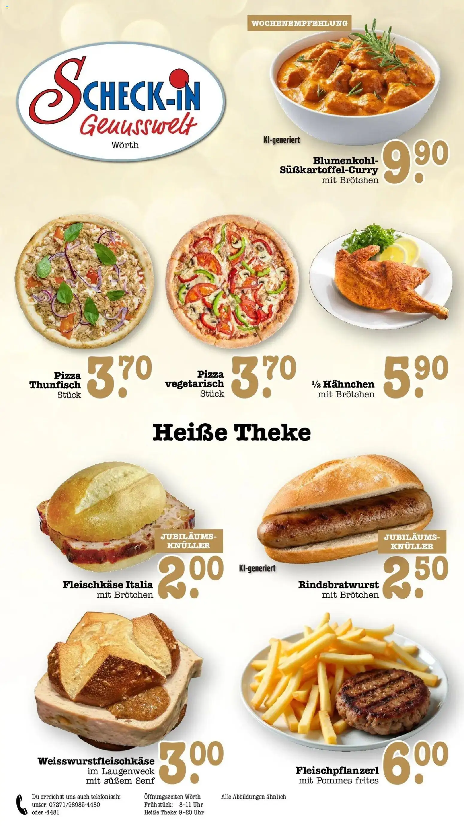 Edeka Prospekt Wörth Am Rhein (ab 14.09.2026) » Angebote Online | Seite: 22 | Produkte: Hahnchen, Thunfisch, Pommes frites, Uhr