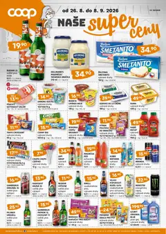 Náhled letáku Trefa leták - COOP naše super ceny od 26.08.2026