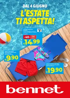 Anteprima del volantino bennet volantino Estate valido a partire dal 04.06.2026