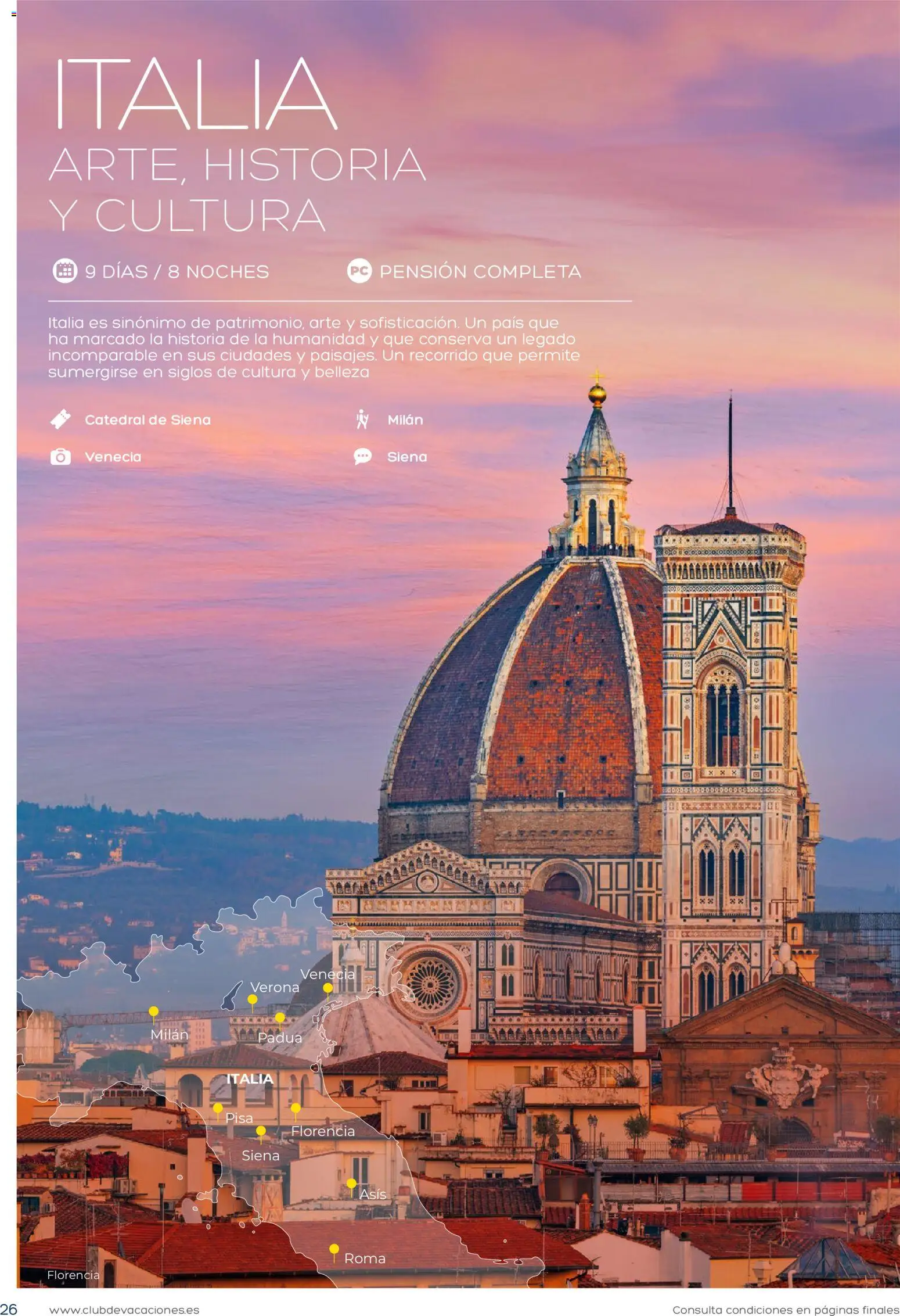 Viajes El Corte Inglés Adineko genérico │ válido desde el 01/02/2026 | Página: 26