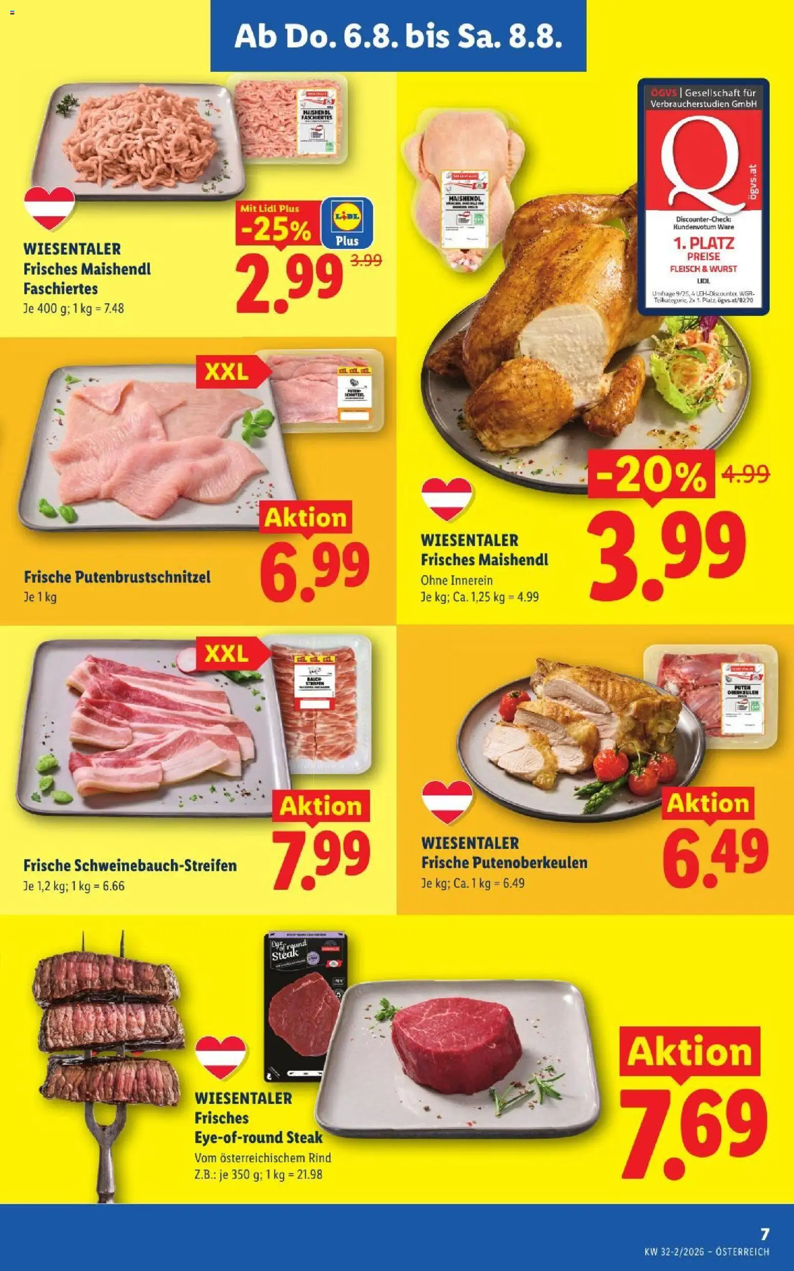 Lidl - Flugblatt gültig ab 06.08.2026 | Seite: 9 | Produkte: Wurst