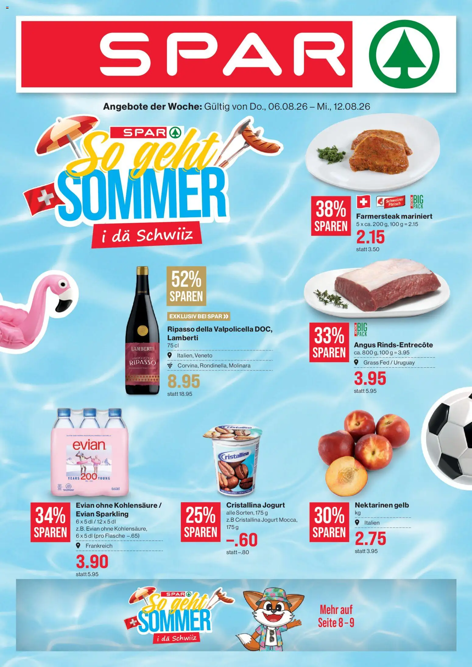 SPAR aktionen – gültig ab 06.08.2026 | Seite: 1 | Produkte: Nektarinen