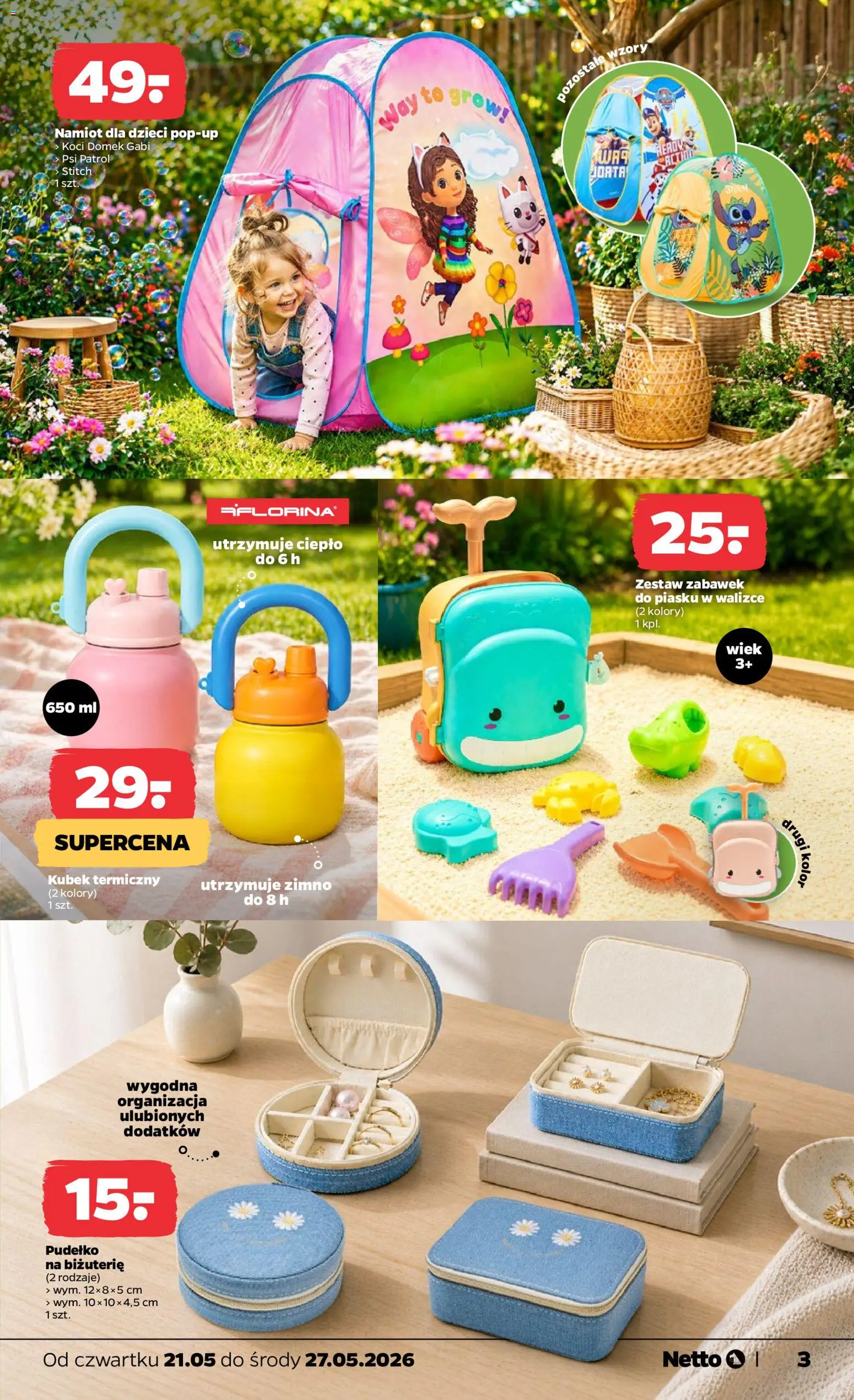 Netto gazetka od czwartku NonFood od 21.05.2026 | Strona: 3 | Produkty: Pudełko