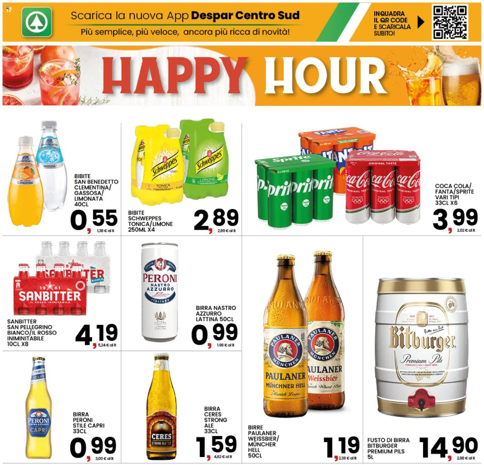 Volantino Interspar del 01/10/2026 | Pagina: 17 | Prodotti: Limonata, Limone, Ceres, Bibite