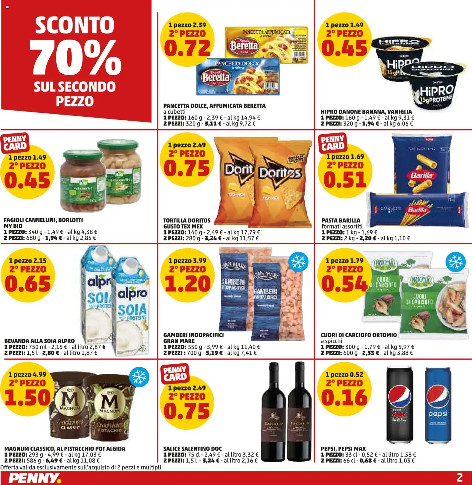 Volantino PENNY del 21.05.2026 | Pagina: 2 | Prodotti: Pancetta, Fagioli, Pasta, Pepsi