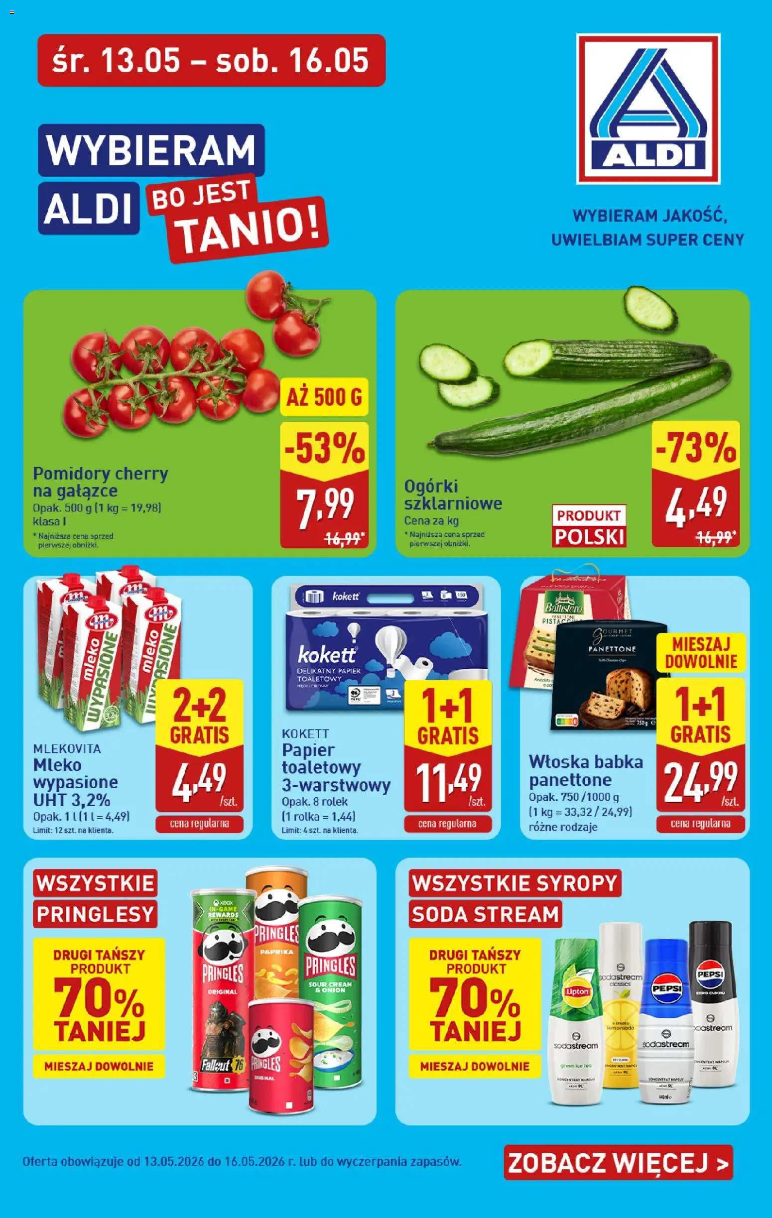 Aldi Polsko leták - Oferta weekendowa od 13.05.2026 | Strana: 1