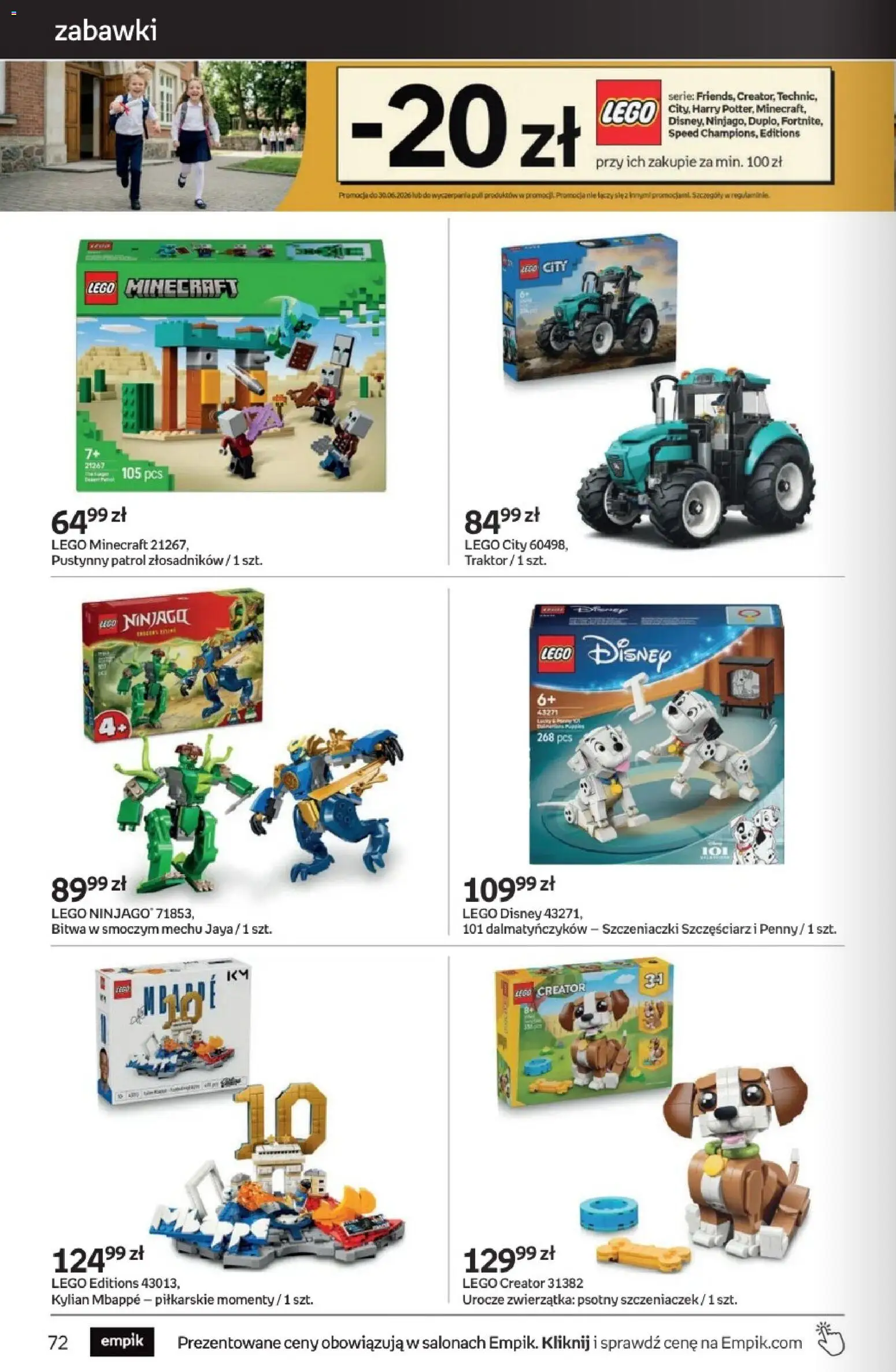 Empik promocje od 17.06.2026 | Strona: 72 | Produkty: Lego