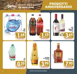 Anteprima del volantino Decò volantino Maxistore, Supermercati Lipari valido a partire dal 13/10/2026 | Pagina: 8 | Prodotti: Prosecco, Vino, Brandy, Coca Cola