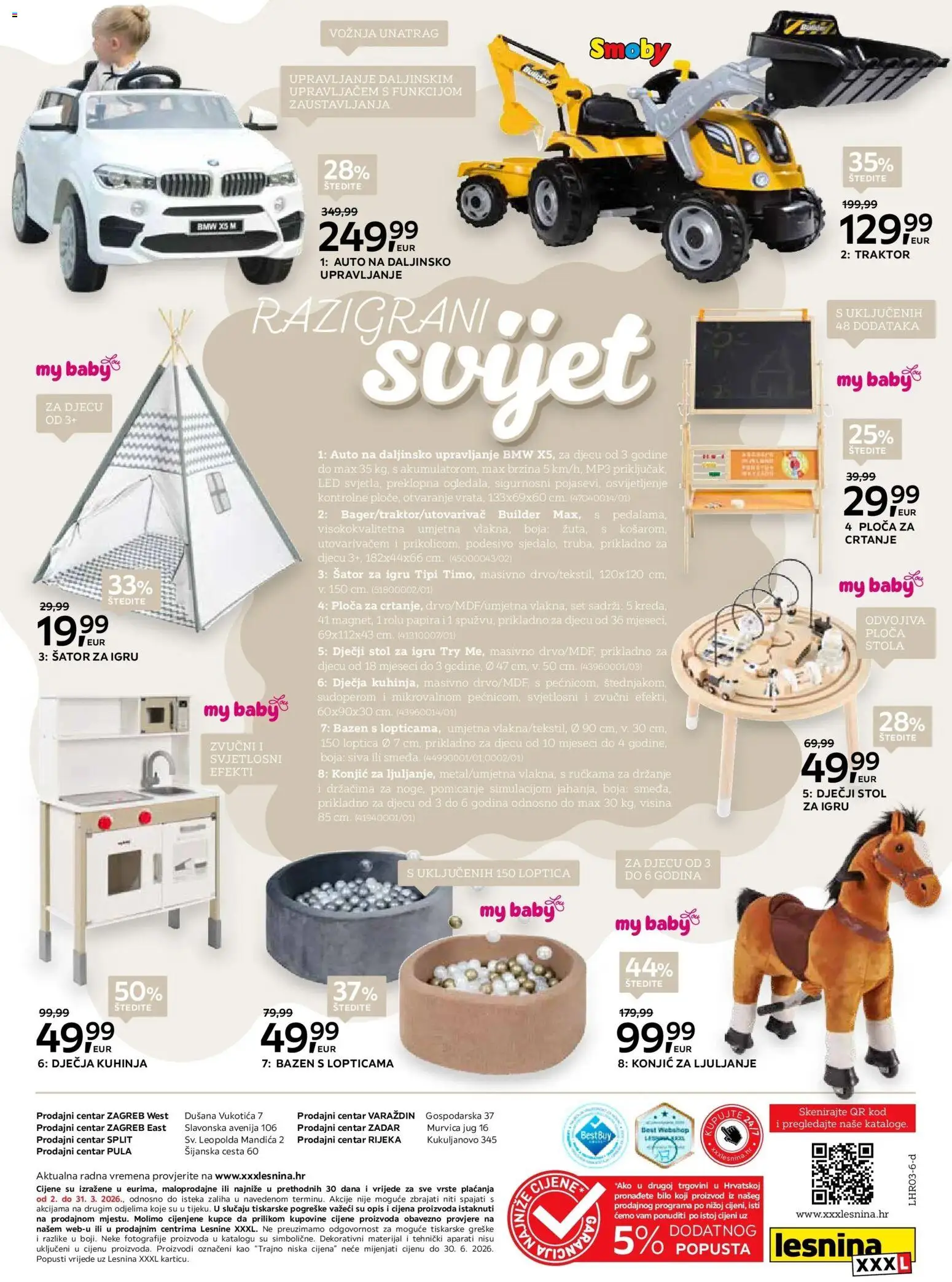 Lesnina katalog | vrijedi od 01.03.2026 | Stranica: 14 | Proizvodi: Šator, Bazen, Kuhinja, MP3