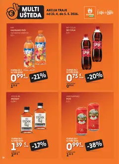 Studenac Multi Ušteda - Pregled kataloga iz trgovine Studenac, vrijedi od 22.04.2026 | Stranica: 13 | Proizvodi: Sky Cola, Pivo