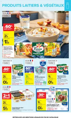 Carrefour - Prévisualisation de Carrefour Produits laitiers & végétaux valide à partir de 11/08/2026 | Page: 6 | Produits: Abricot, Framboise, Nectarine, Poire