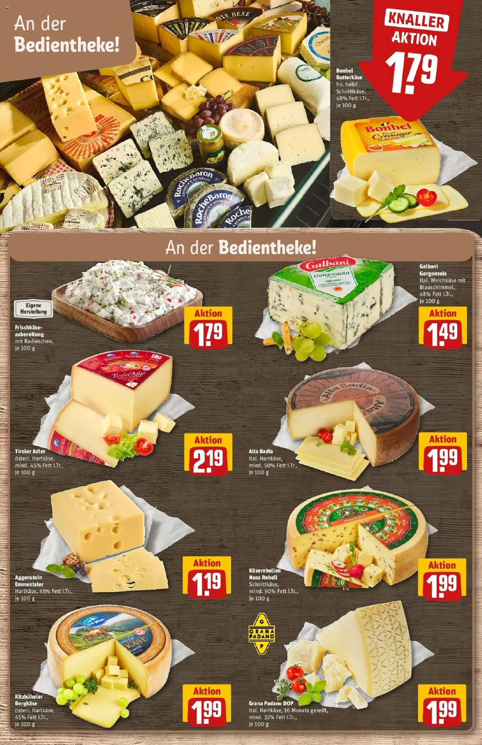 REWE Prospekt ab 12.10.2026 zum Blättern » Angebote | Seite: 8 | Produkte: Grana Padano, Frischkase